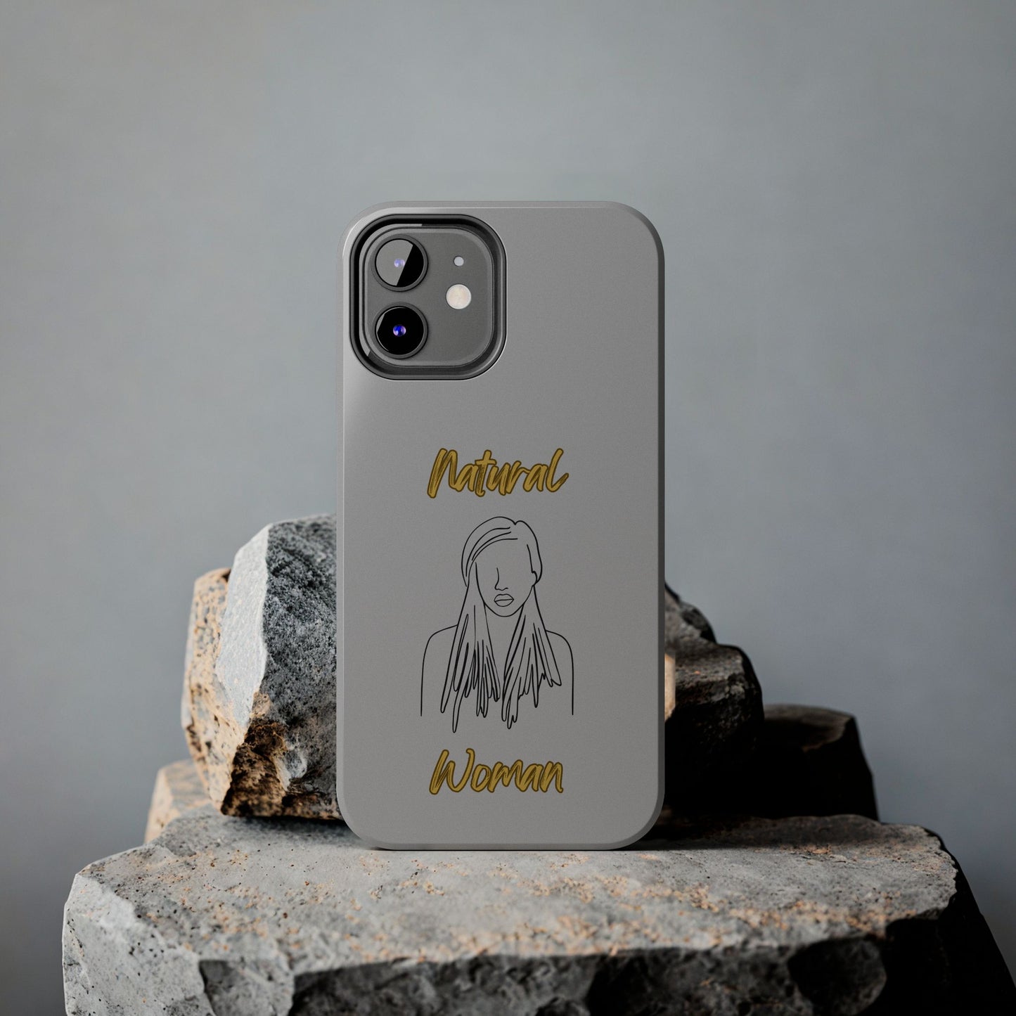 Natural Woman Content (BL)Tough Phone Cases LIGHT GREY