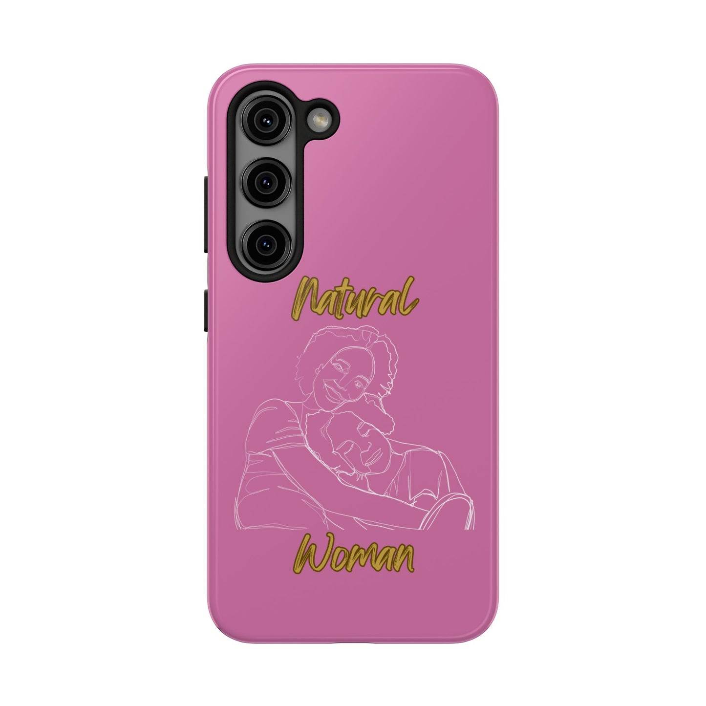 Natural Woman Loving Embrace (WL)Tough Phone Cases LIGHT PINK