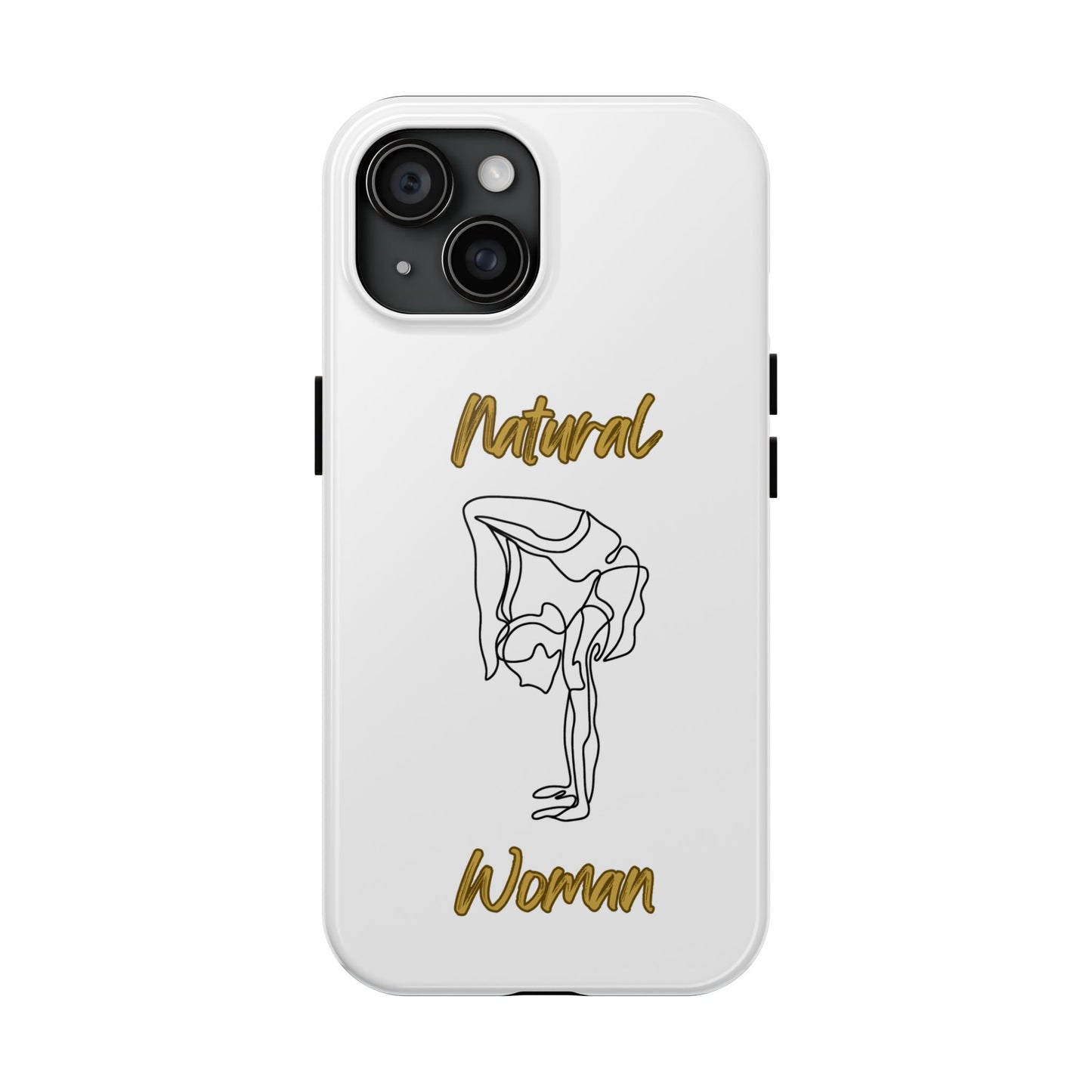 Natural Woman Flexible (BL)Tough Phone Cases WHITE