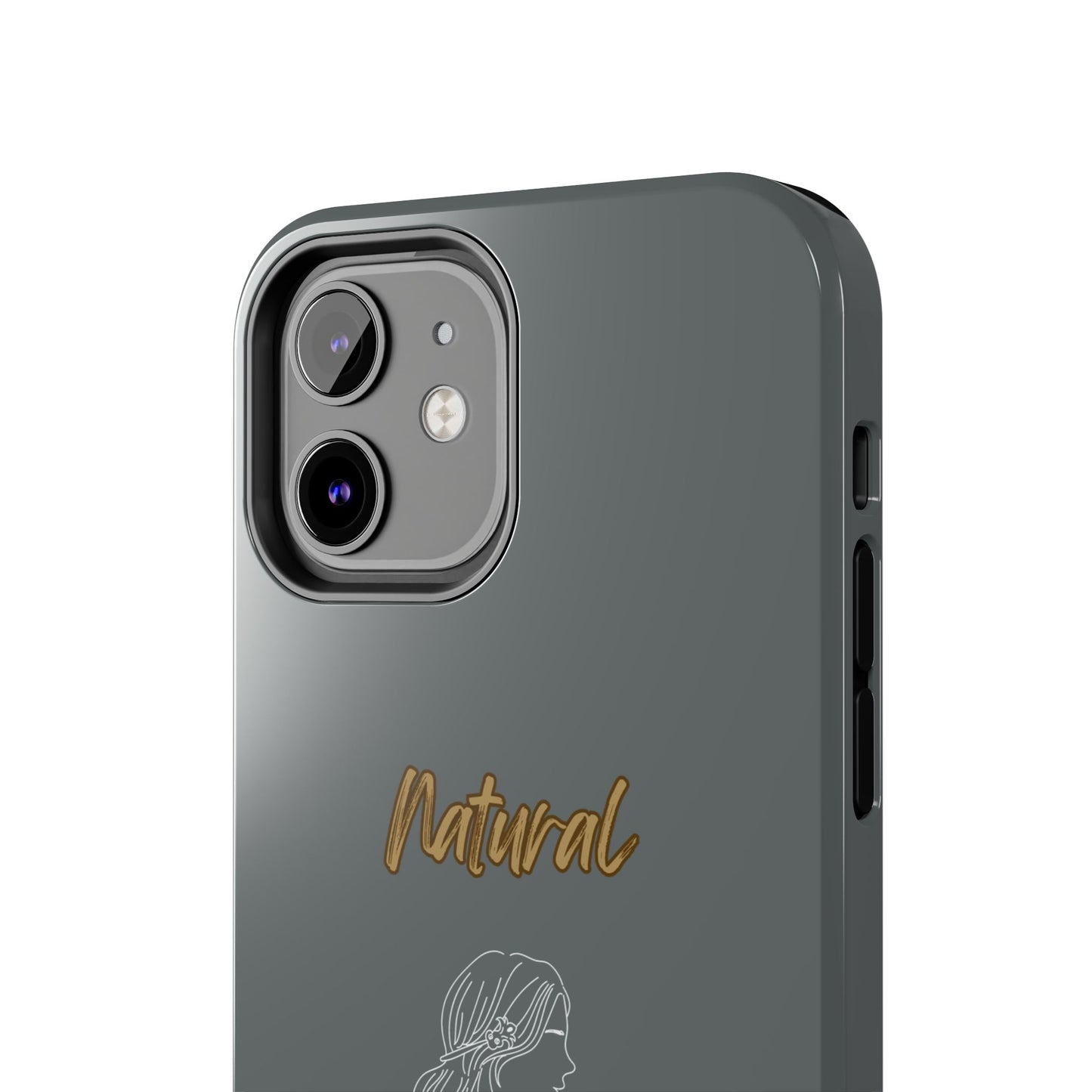 Natural Woman Young Woman (WL)Tough Phone Cases DARK GREY