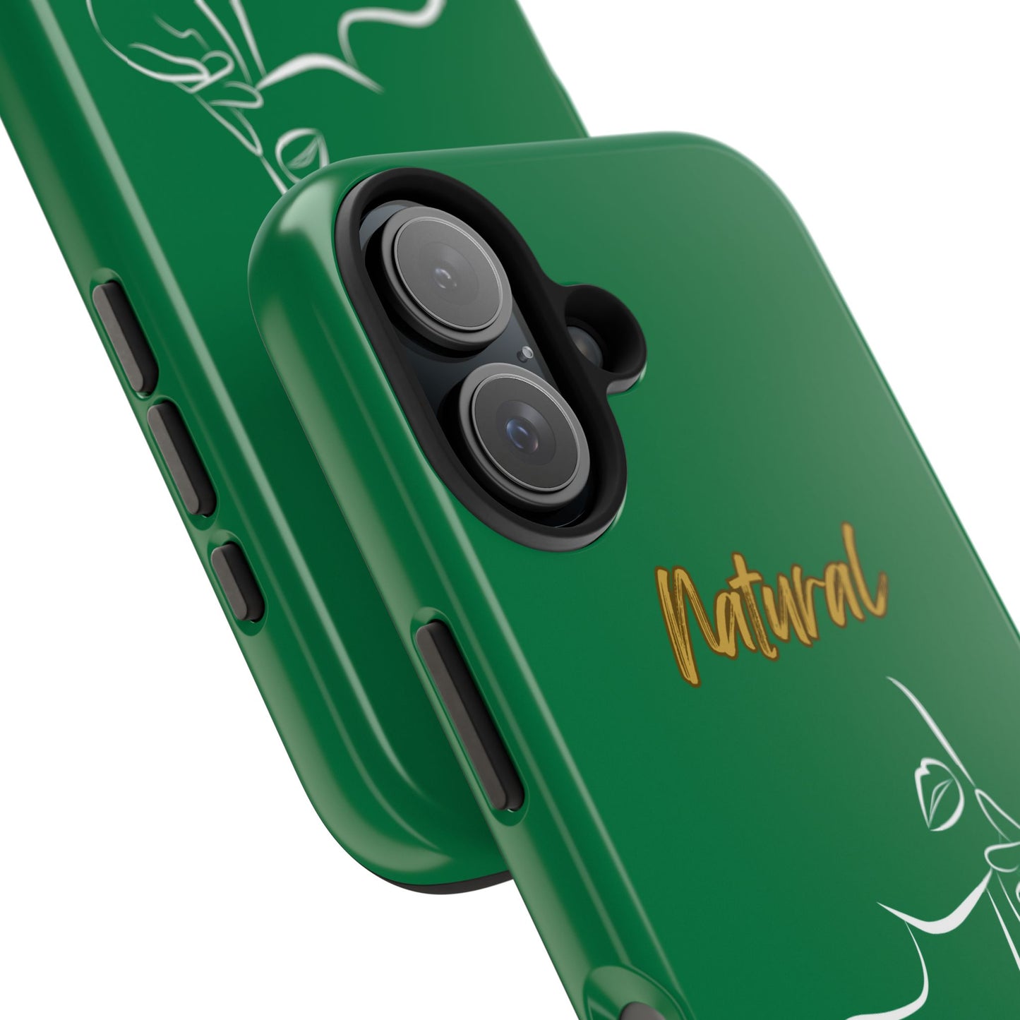 Natural Woman Chin Up (WL)Tough Phone Cases DARK GREEN