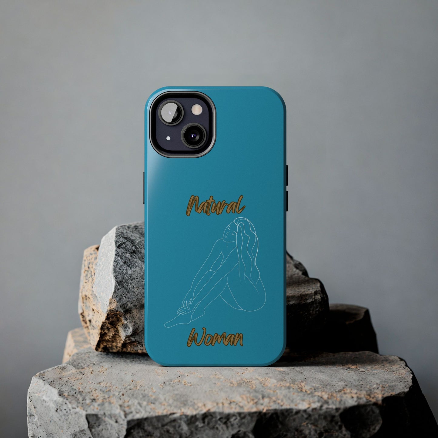 Natural Woman Beauty (WL) Tough Phone Cases TURQUOISE