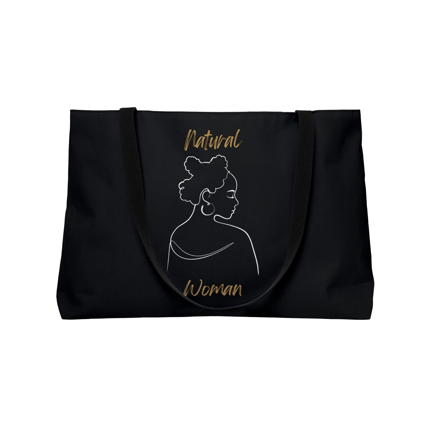 Natural Woman Twist (WL) Weekender Tote Bag BLACK