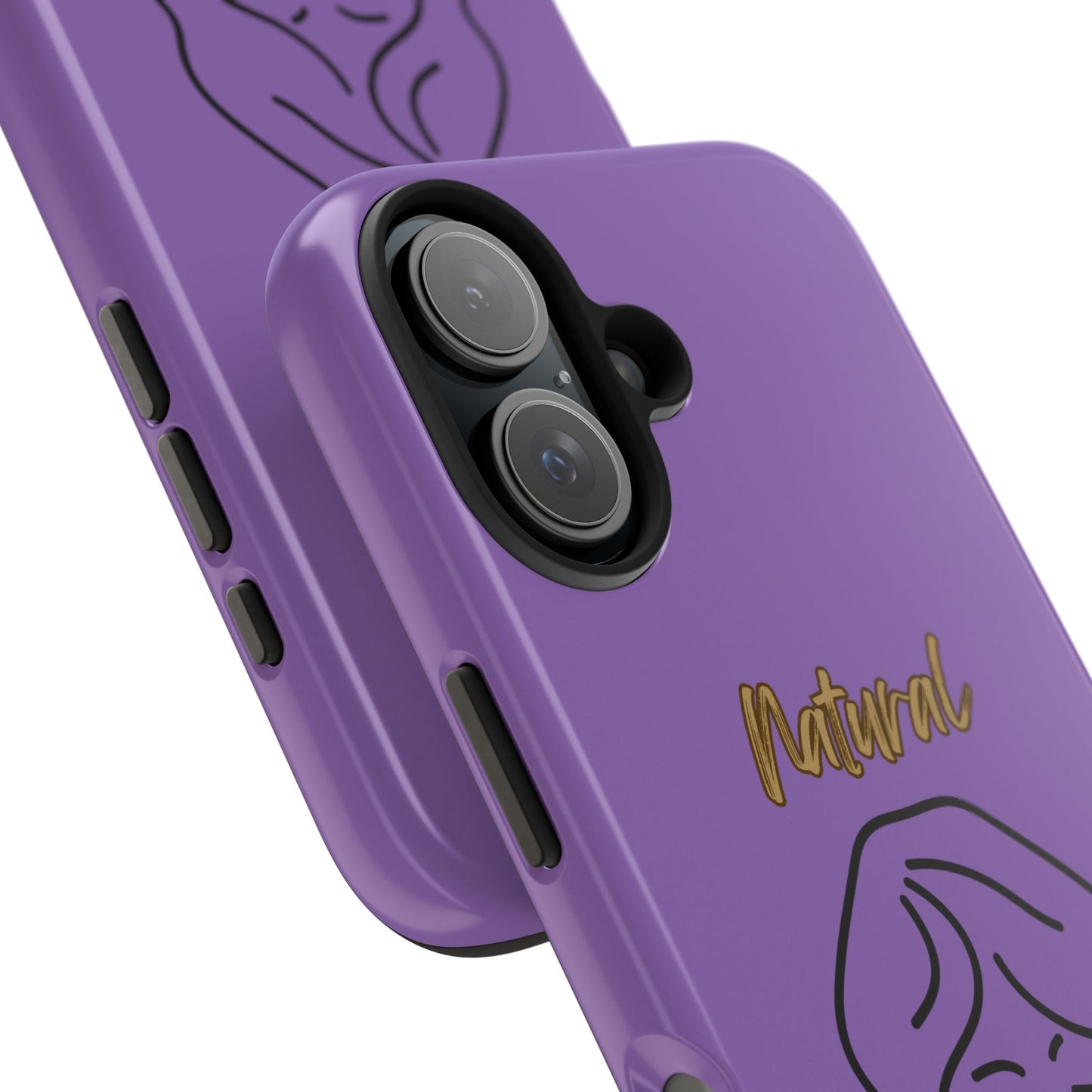 Natural Woman Modest (BL)Tough Phone Cases LIGHT PURPLE