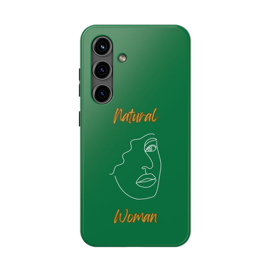 Natural Woman Peekaboo (WL)Tough Phone Cases DARK GREEN