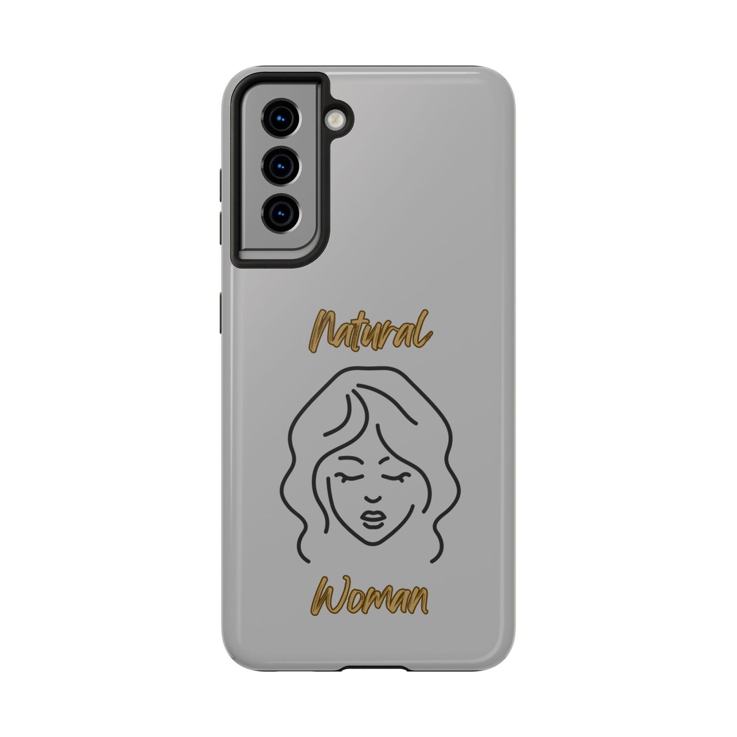 Natural Woman Modest (BL)Tough Phone Cases LIGHT GREY