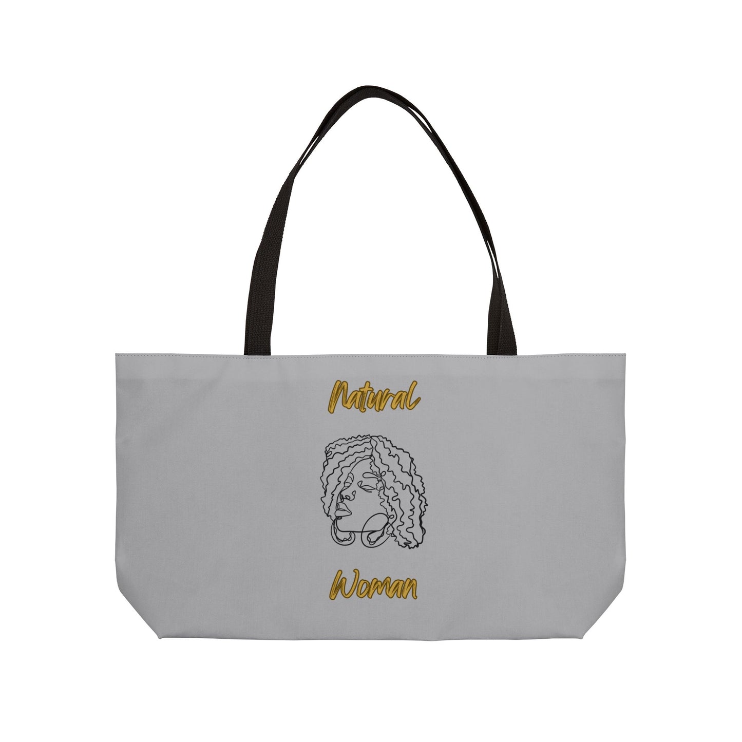 Natural Woman Naturally Me (BL) Weekender Tote Bag LIGHT GREY