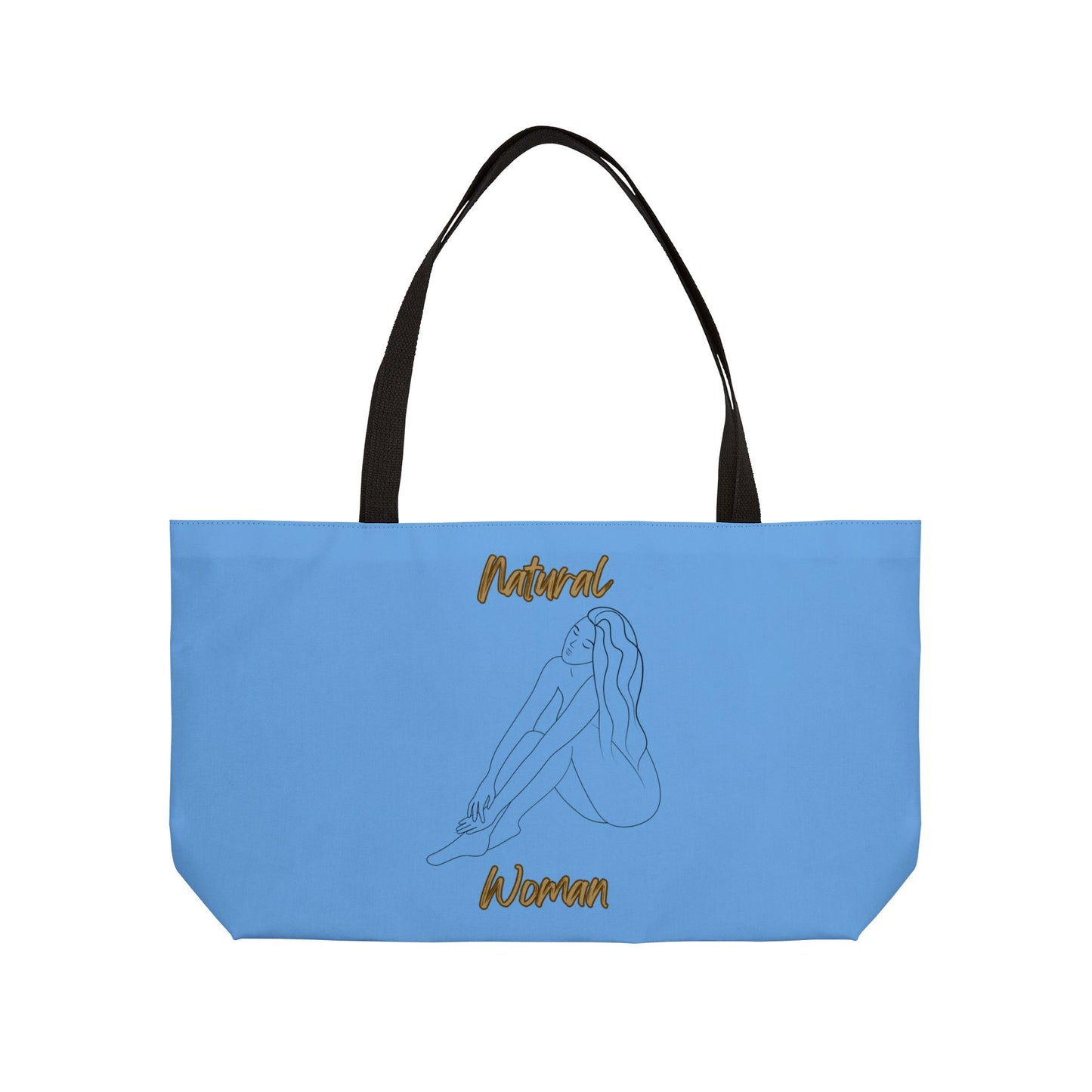 Natural Woman Beauty (BL) Weekender Tote Bag LIGHT BLUE