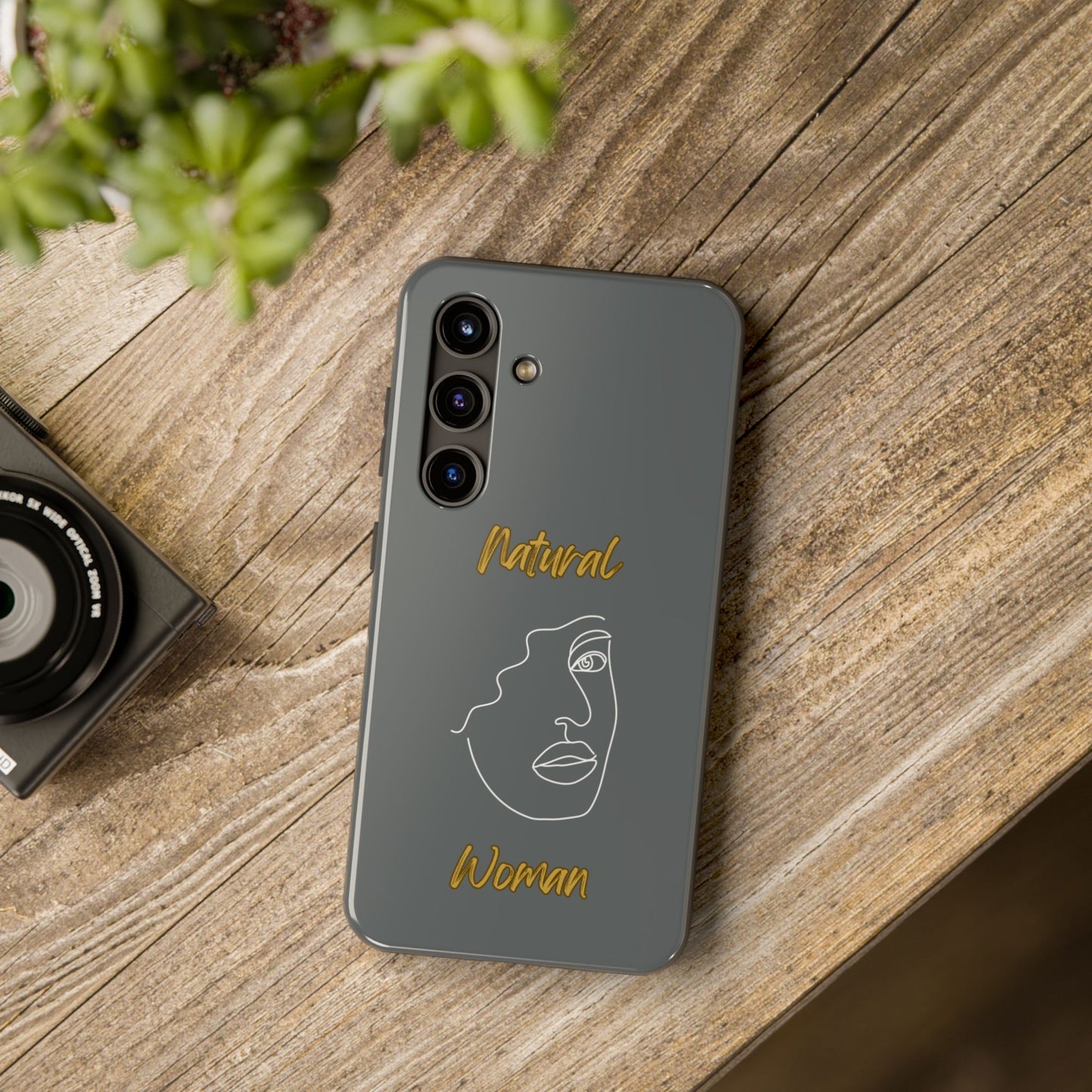 Natural Woman Peekaboo (WL)Tough Phone Cases DARK GREY