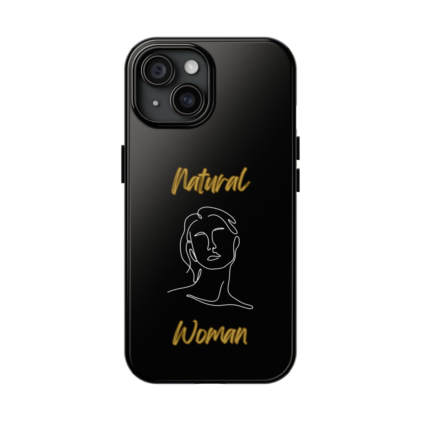Natural Woman Hello (WL)Tough Phone Cases BLACK