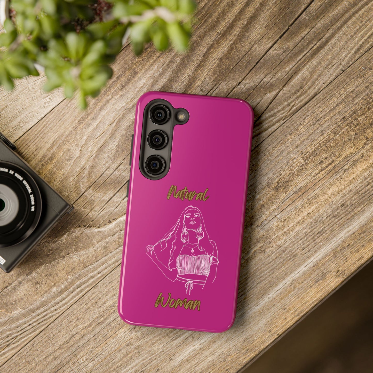 Natural Woman Thinking (WL)Tough Phone Cases PINK