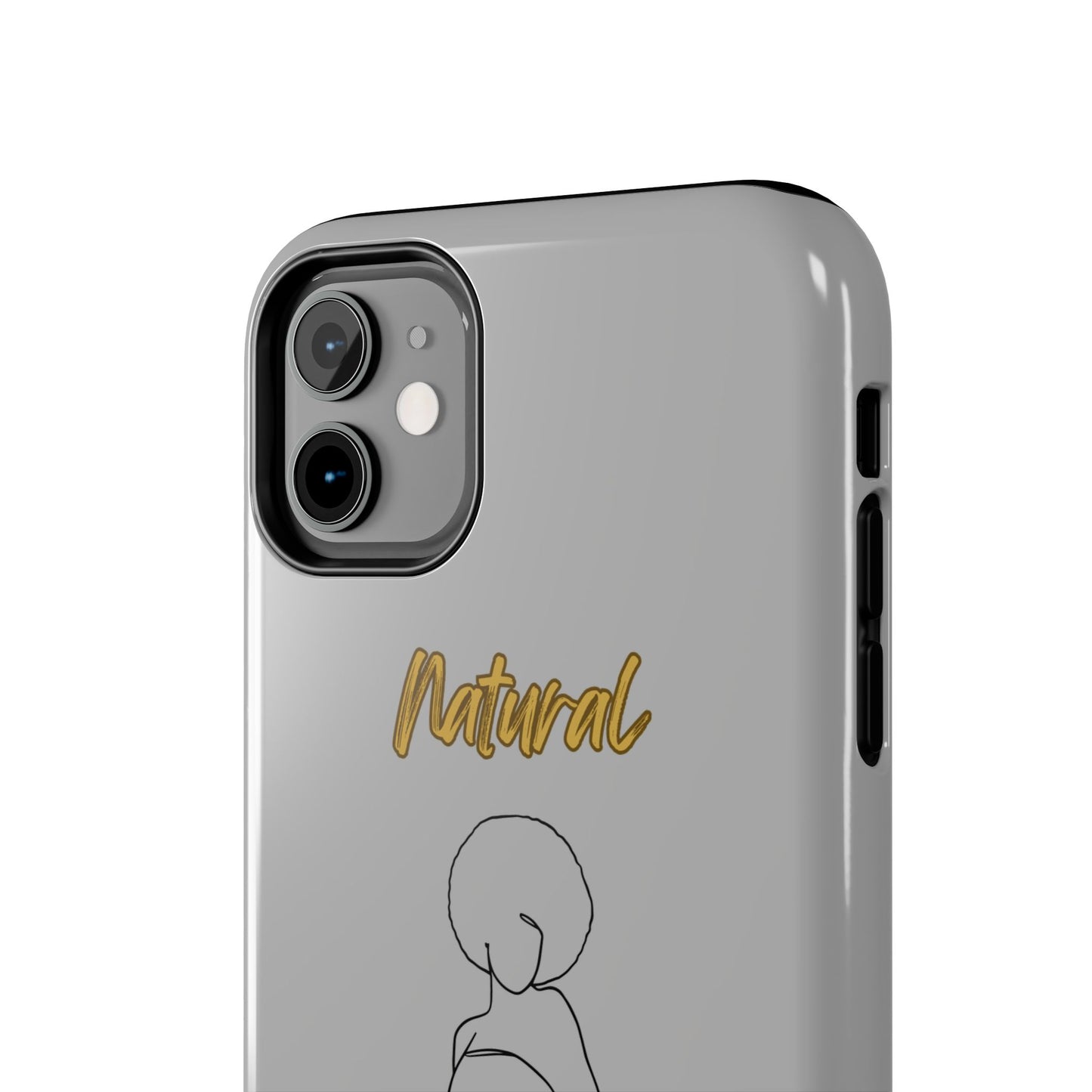 Natural Woman Sho Nuff (BL)Tough Phone Cases LIGHT GREY