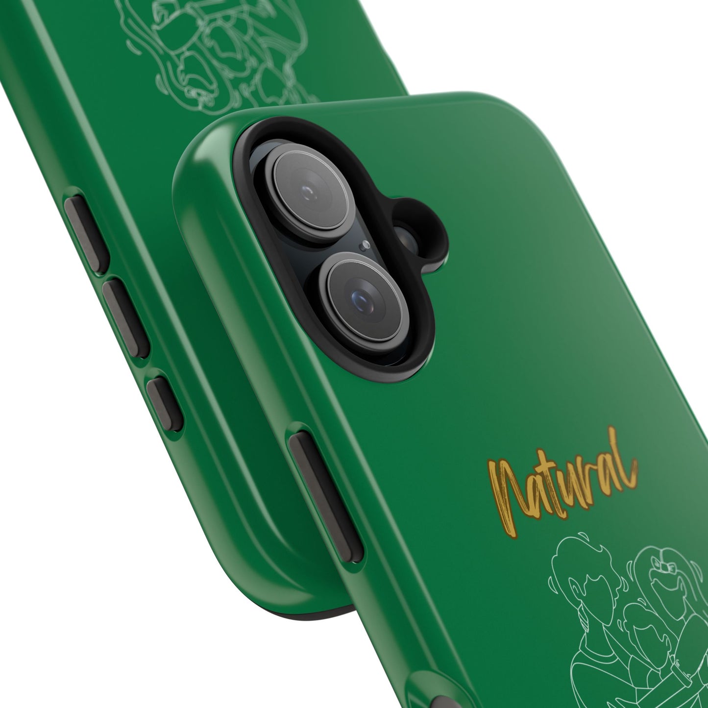Natural Woman Bear Hugs (WL) Tough Phone Cases DARK GREEN