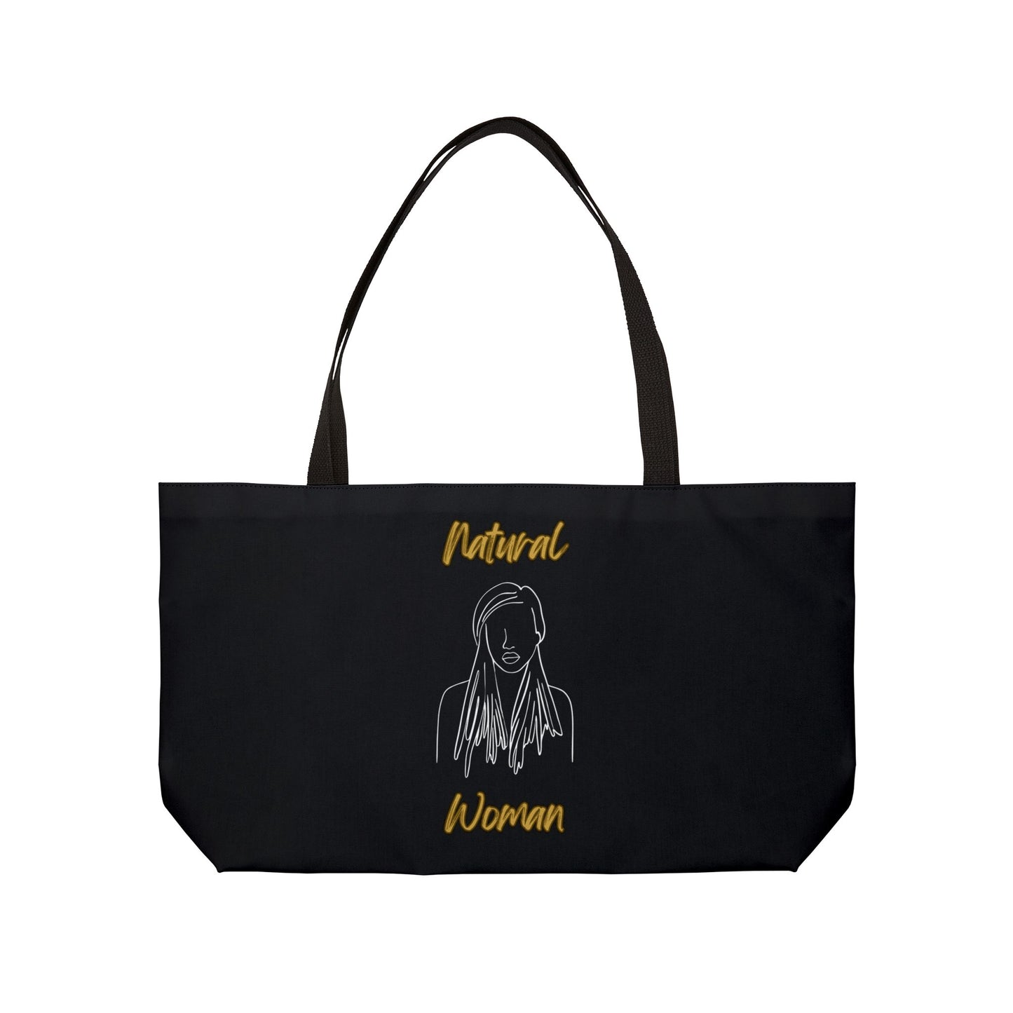 Natural Woman Content (WL) Weekender Tote Bag BLACK