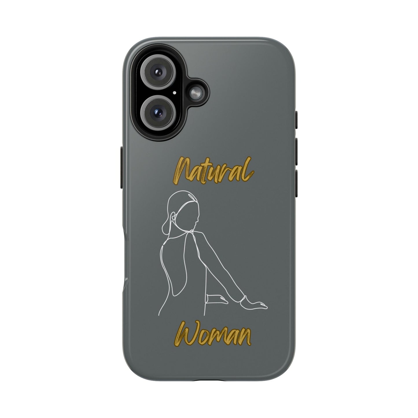 Natural Woman Hands Free (WL)Tough Phone Cases DARK GREY