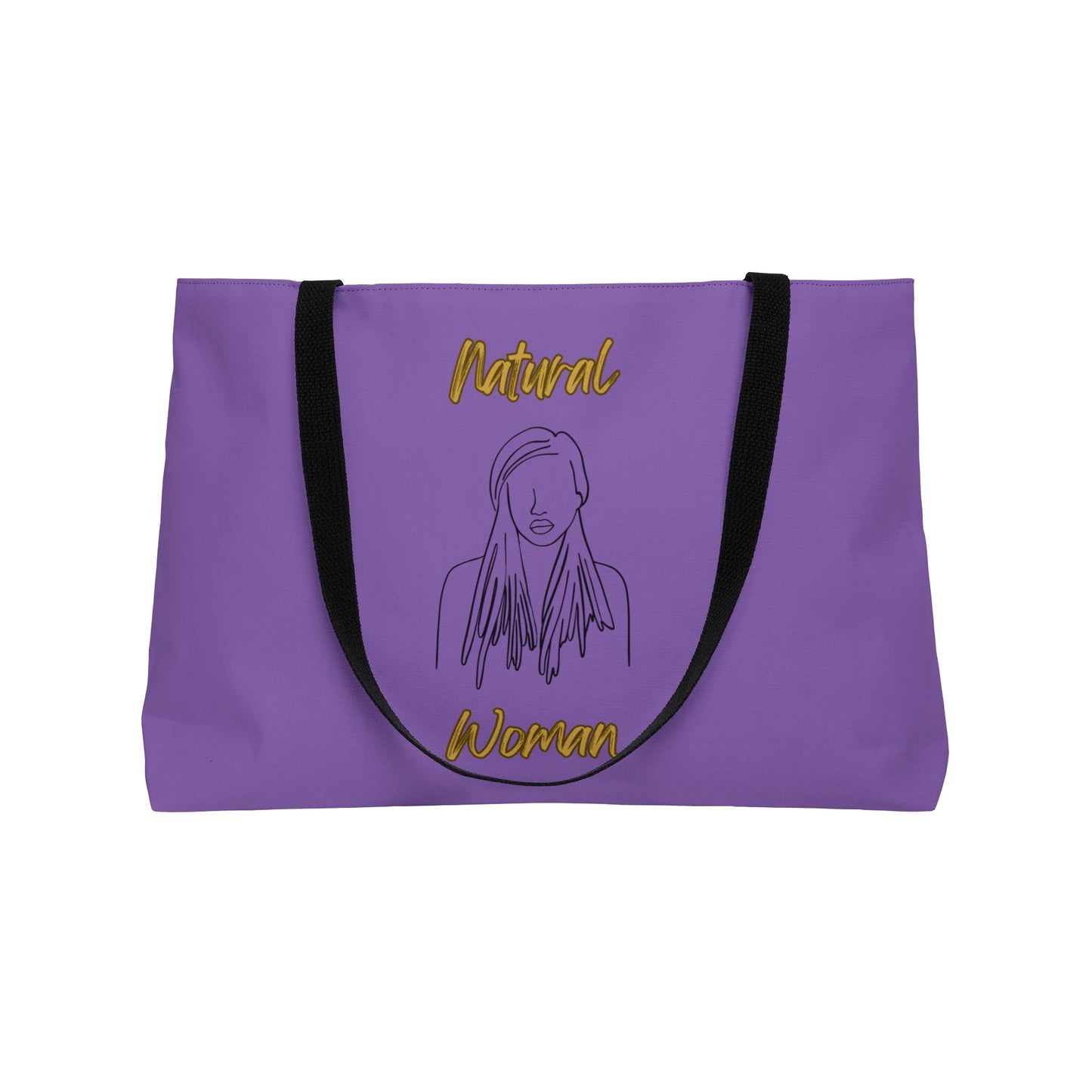 Natural Woman Content (BL) Weekender Tote Bag LIGHT PURPLE