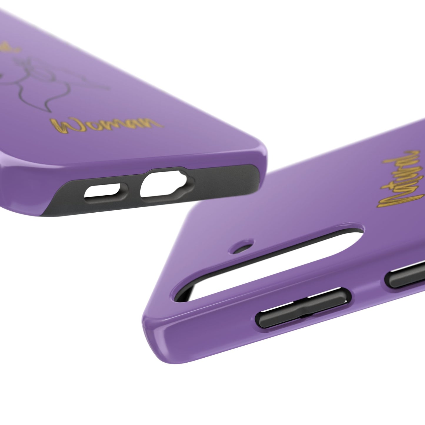 Natural Woman Lips (BL)Tough Phone Cases LIGHT PURPLE