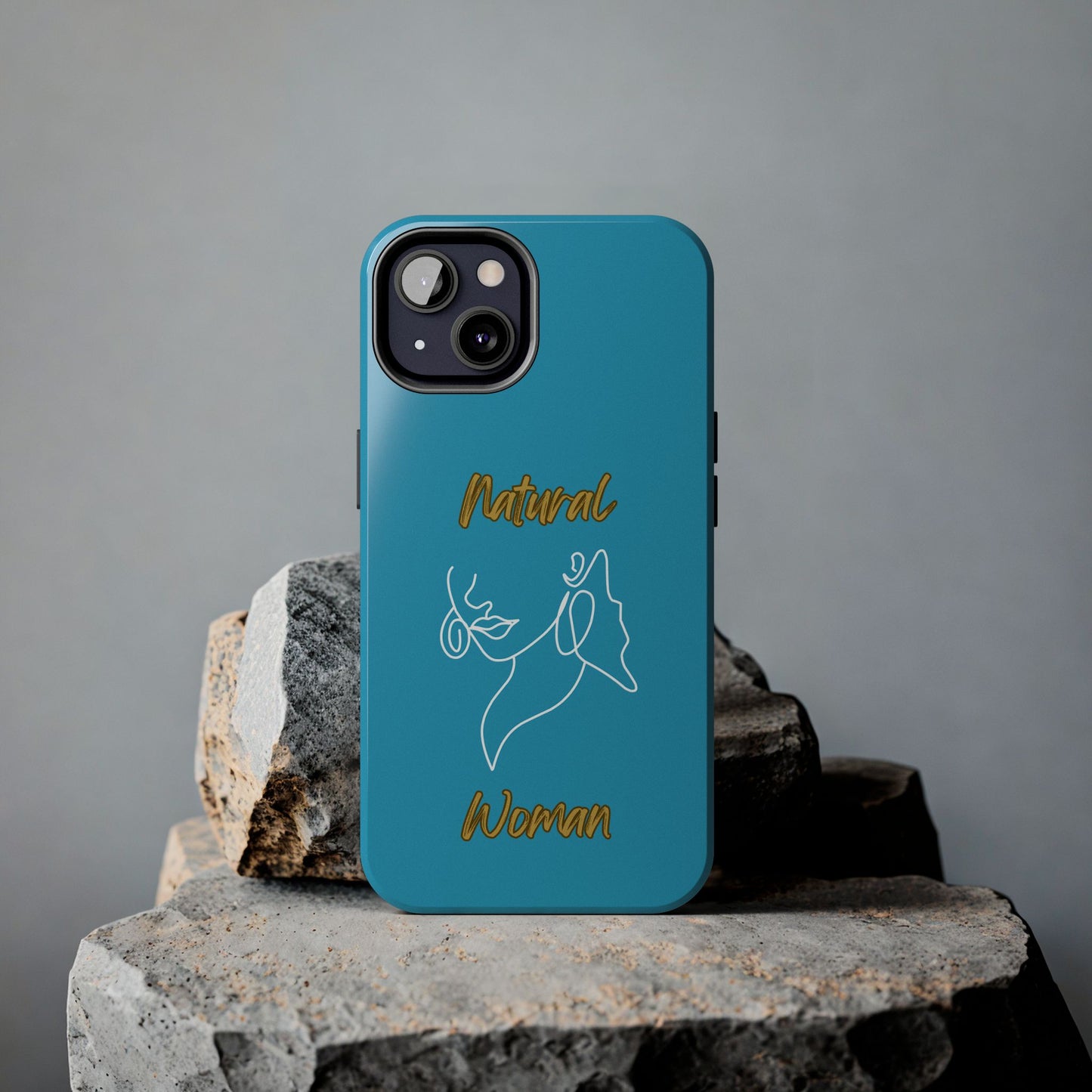 Natural Woman Lips (WL)Tough Phone Cases TURQUOISE