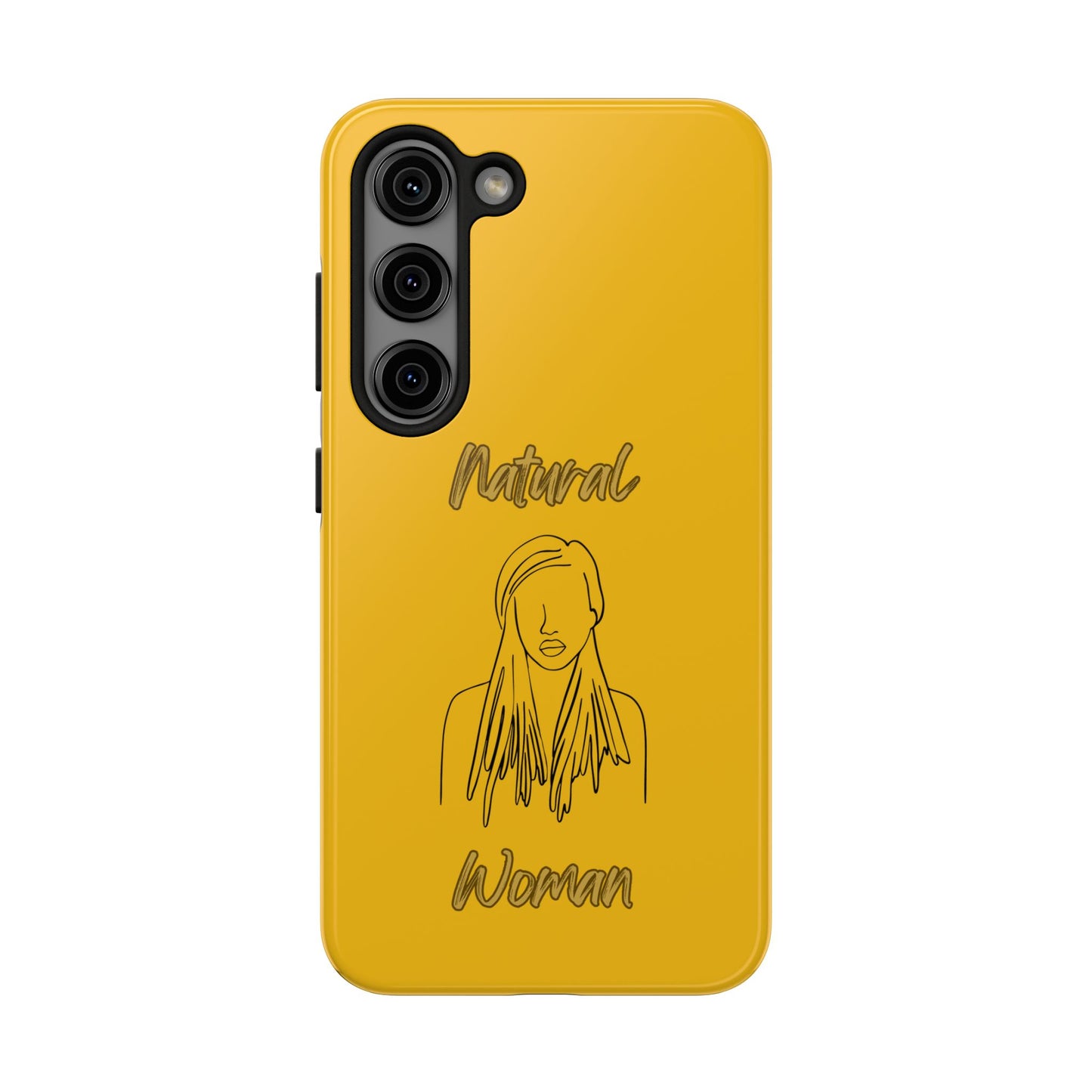 Natural Woman Content (BL)Tough Phone Cases YELLOW