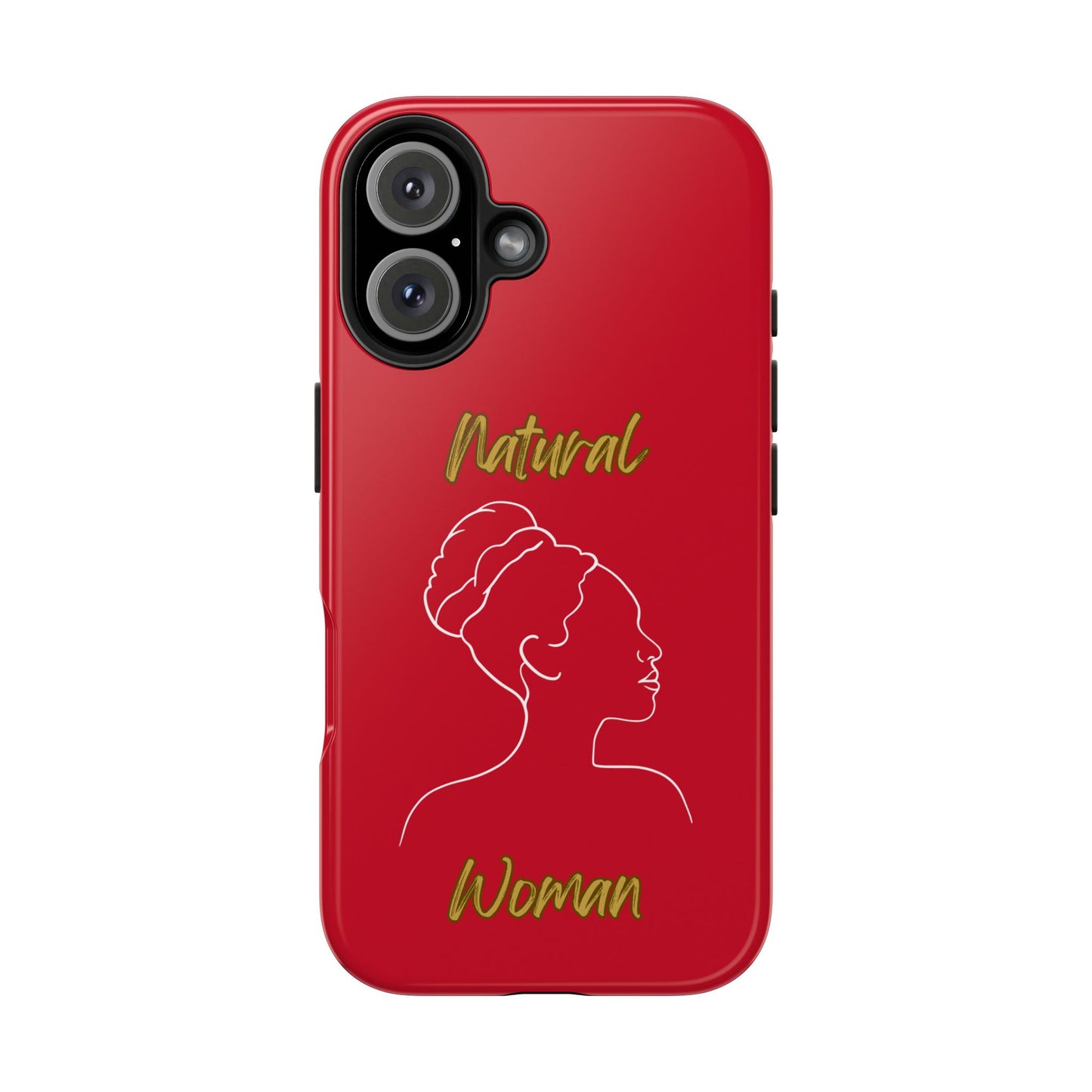 Natural Woman Mixed (WL)Tough Phone Cases DARK RED