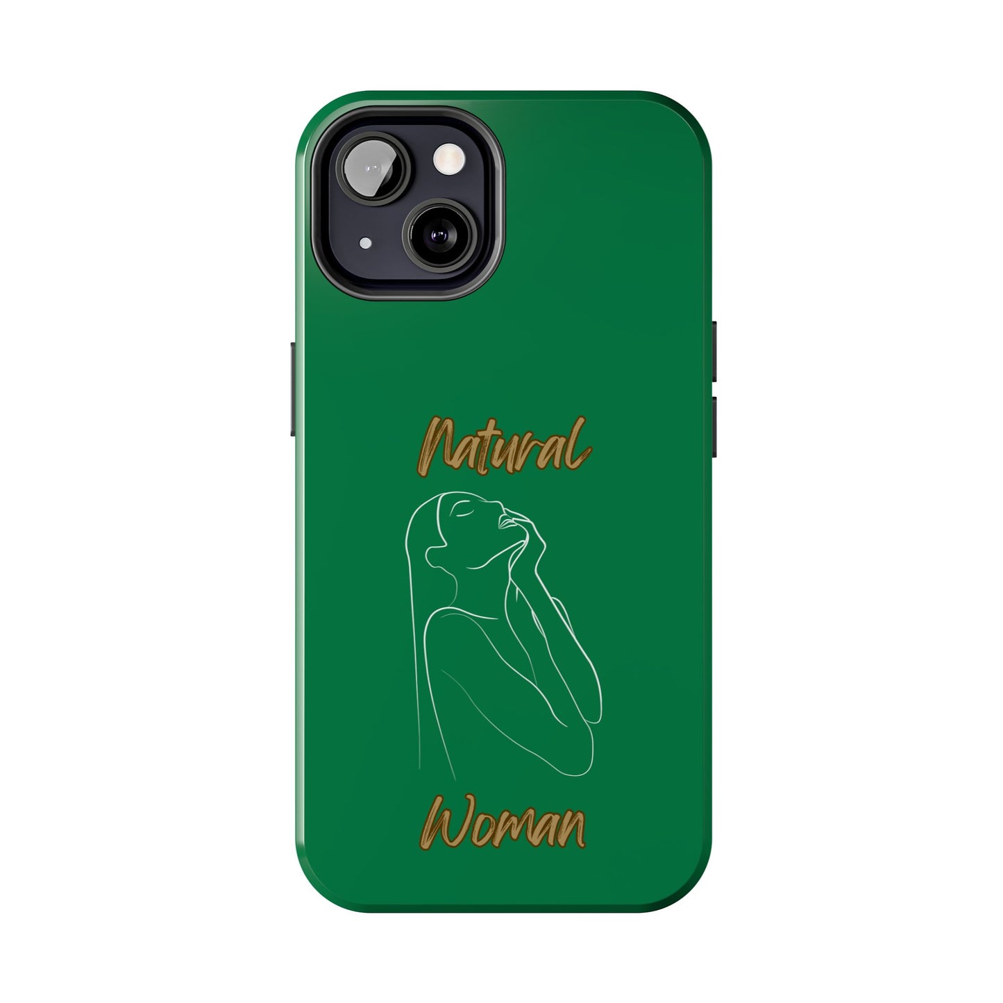 Natural Woman Thank You (WL) Tough Phone Cases DARK GREEN