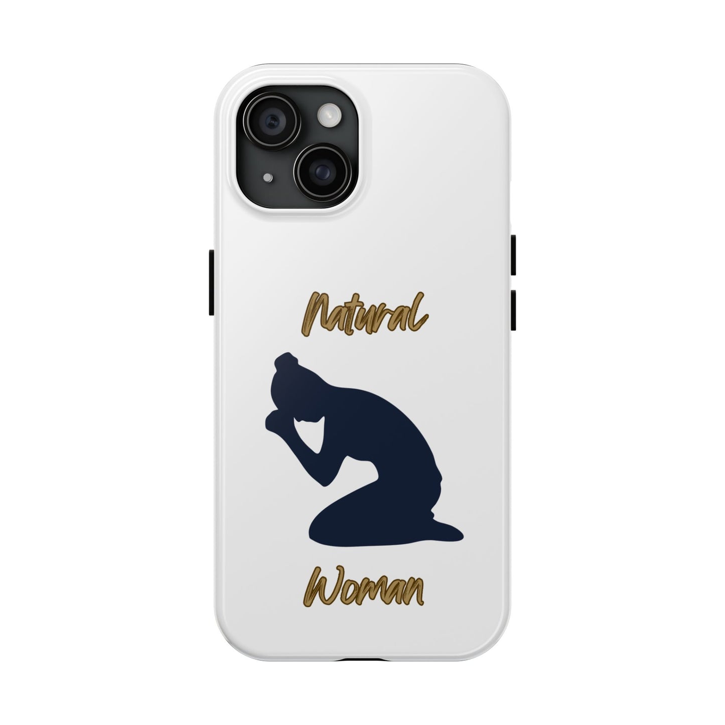 Natural Woman Pray (BL)Tough Phone Cases WHITE