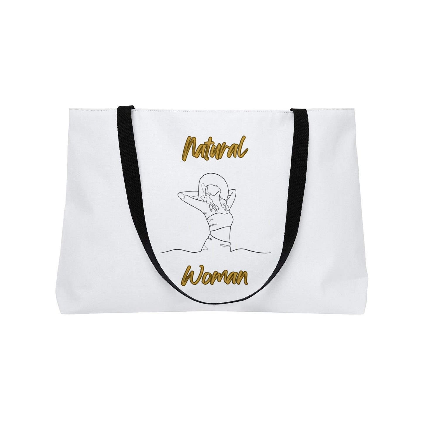 Natural Woman Sun Fun (BL) Weekender Tote Bag WHITE
