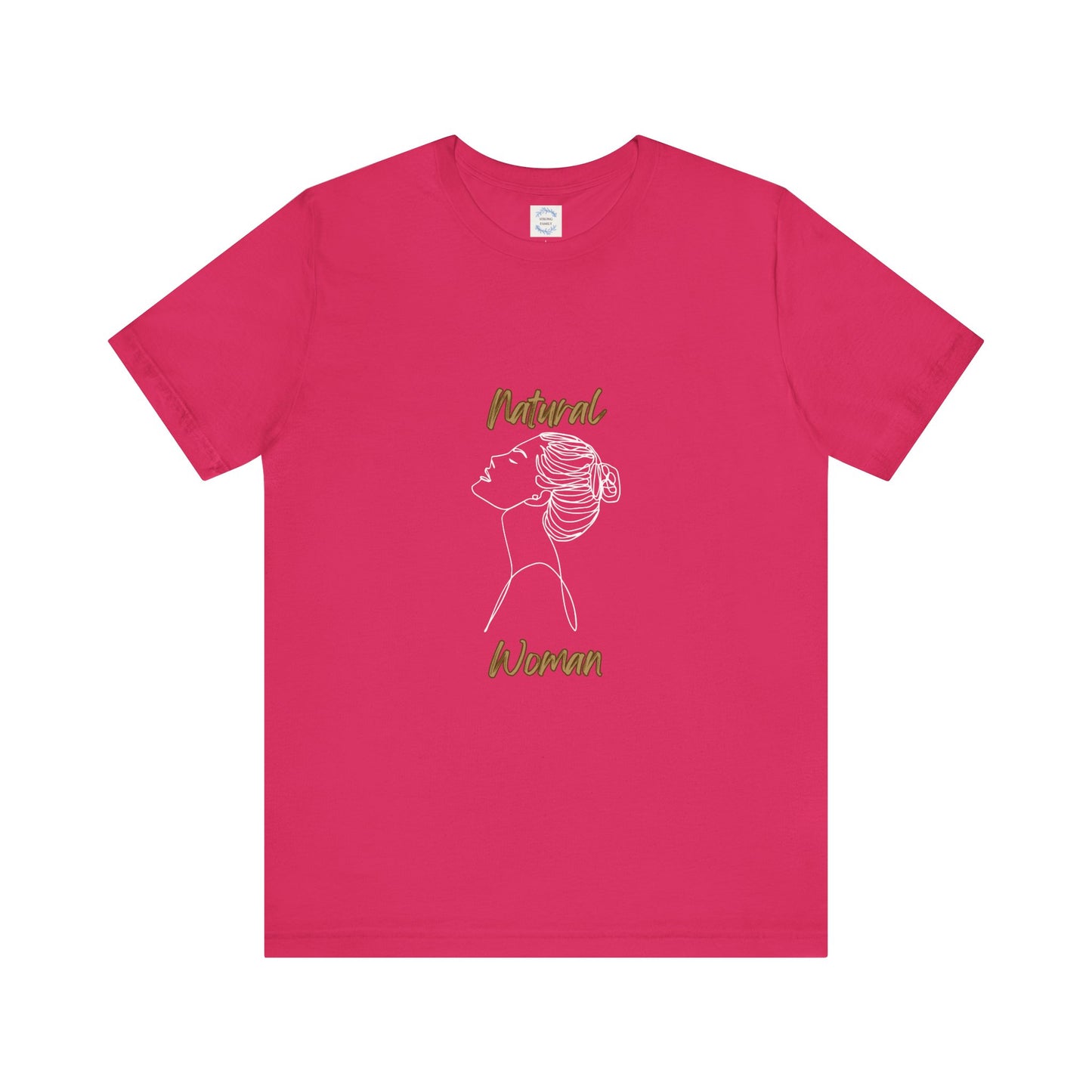 Natural Woman Wet Bun  (WL) Short Sleeve T-Shirt