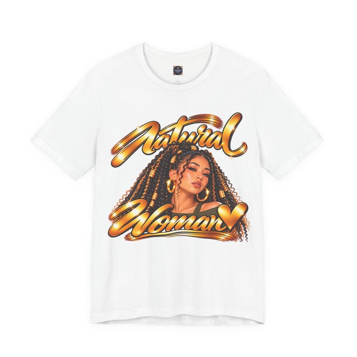 Natural Woman Twists Graphic Tee – Asian Edition | Strong Family