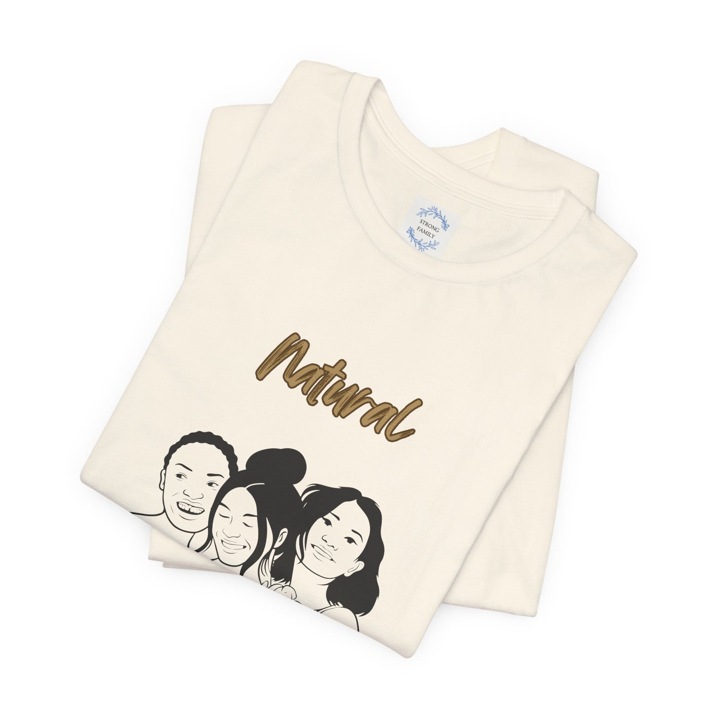 Natural Woman Laughing Friends (BL) Short Sleeve T-Shirt