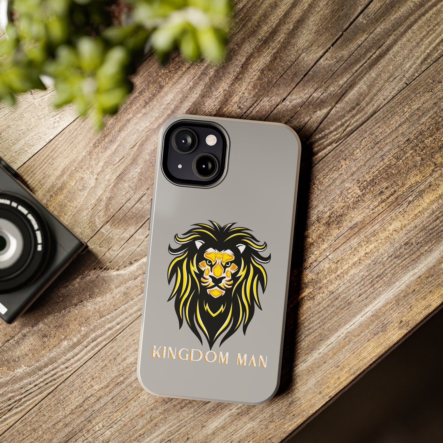 Kingdom Man (White-Gold Label) Tough Phone Case LIGHT GREY