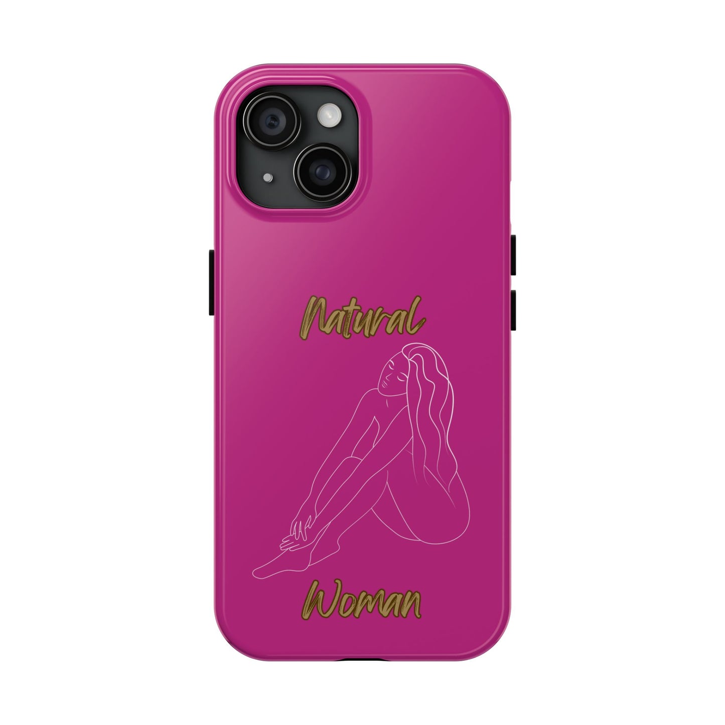 Natural Woman Beauty (WL) Tough Phone Cases PINK