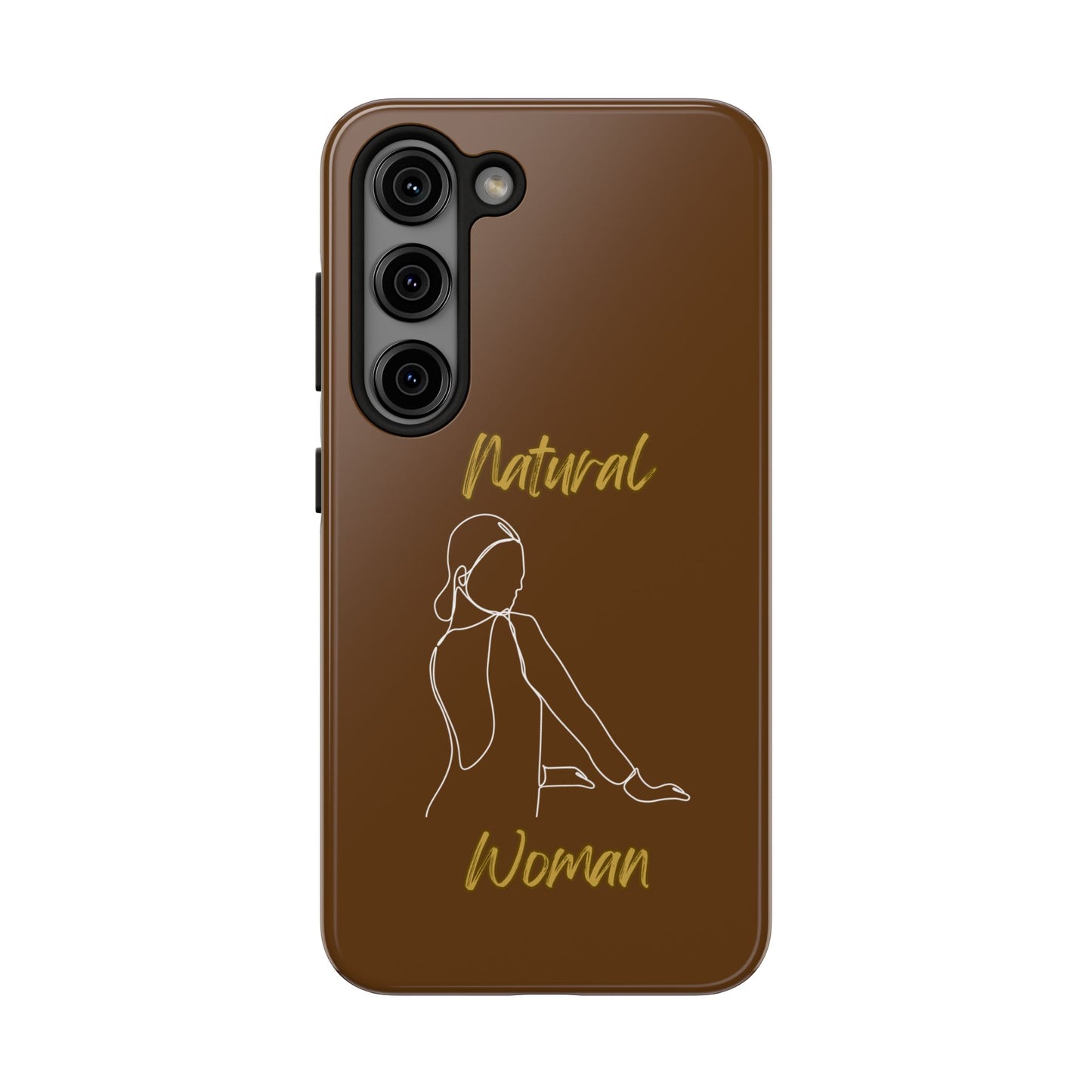 Natural Woman Hands Free (WL)Tough Phone Cases BROWN