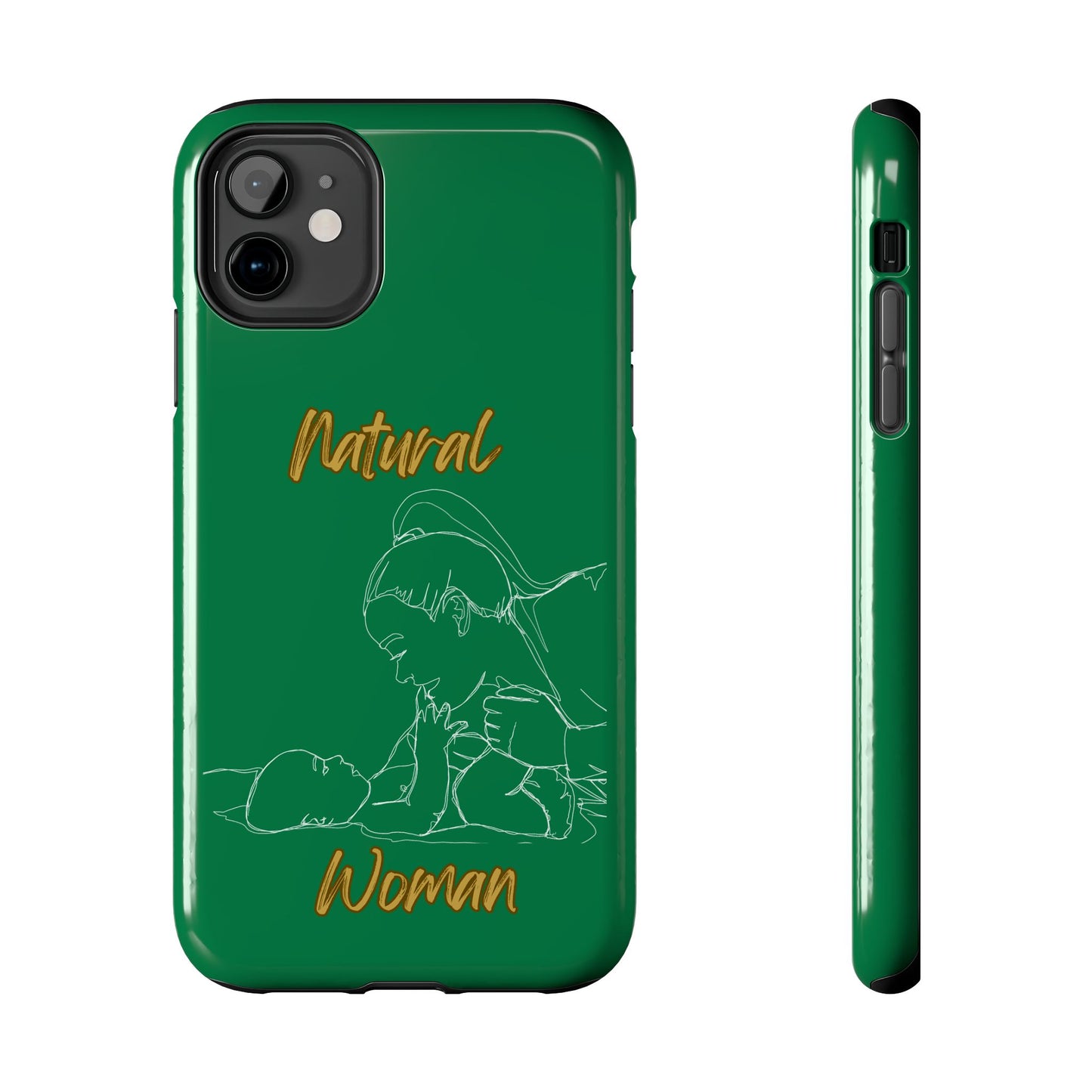 Natural Woman New Life (WL)Tough Phone Cases DARK GREEN