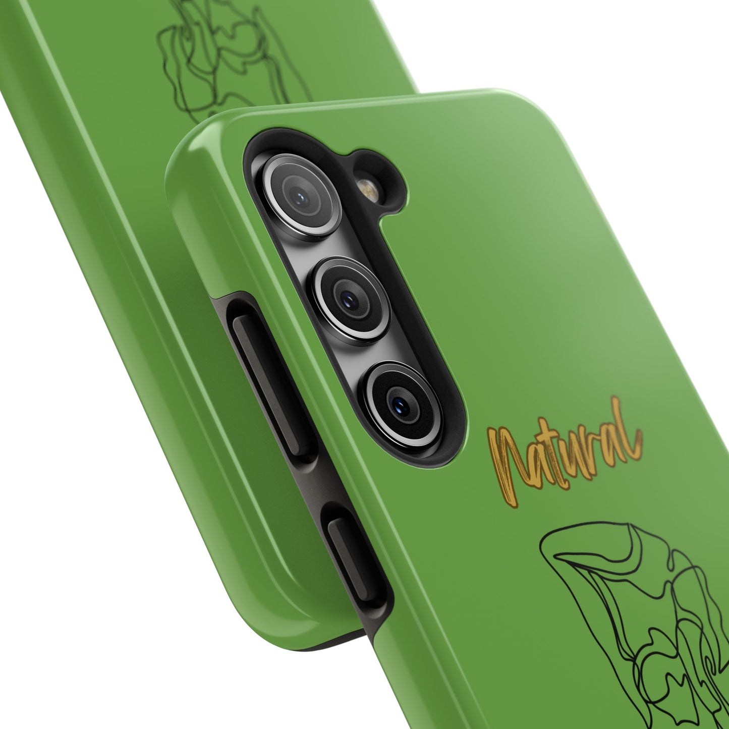 Natural Woman Flexible (BL)Tough Phone Cases GREEN