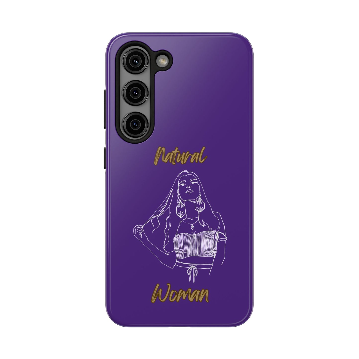 Natural Woman Thinking (WL)Tough Phone Cases PURPLE