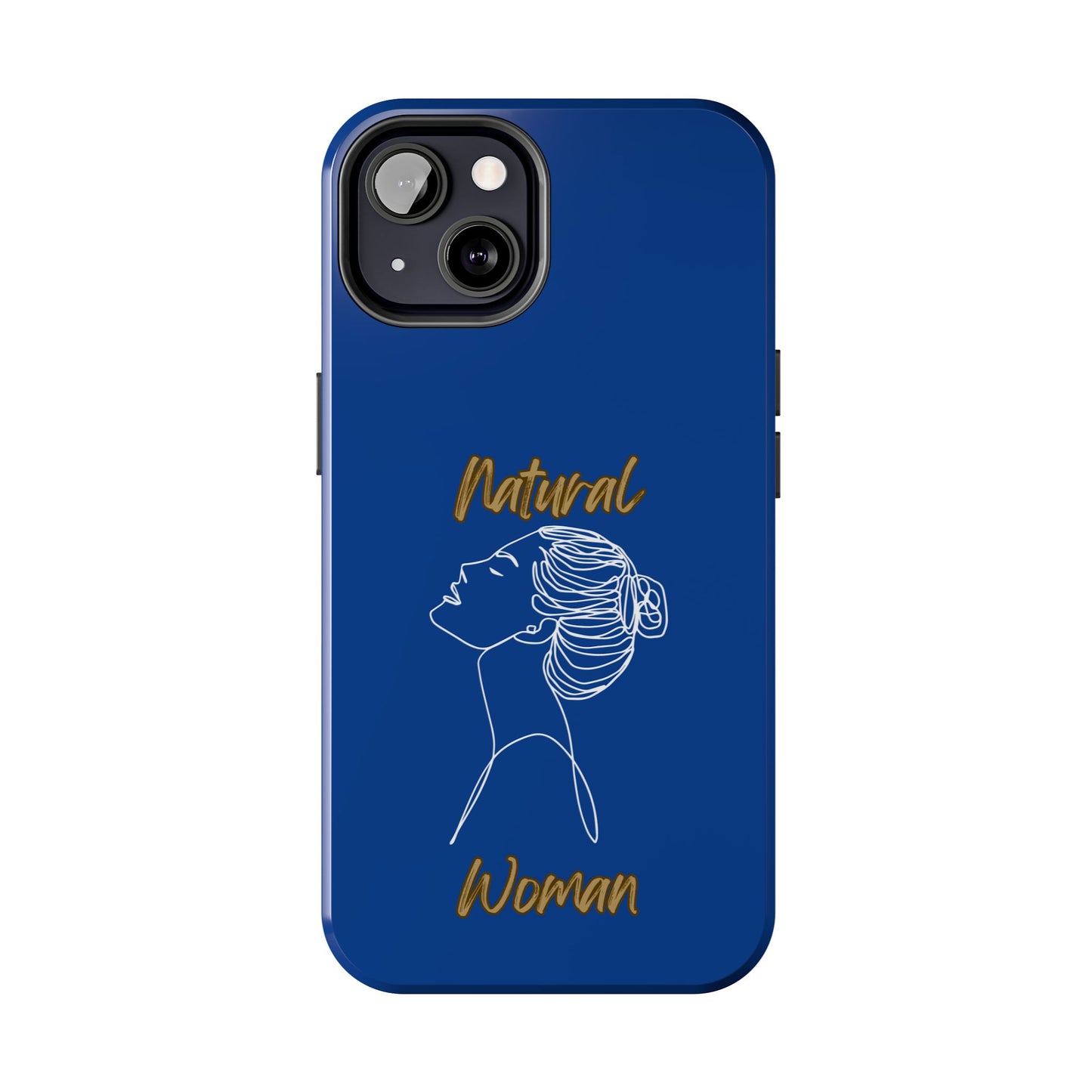 Natural Woman Wet Bun (WL) Tough Phone Cases DARK BLUE