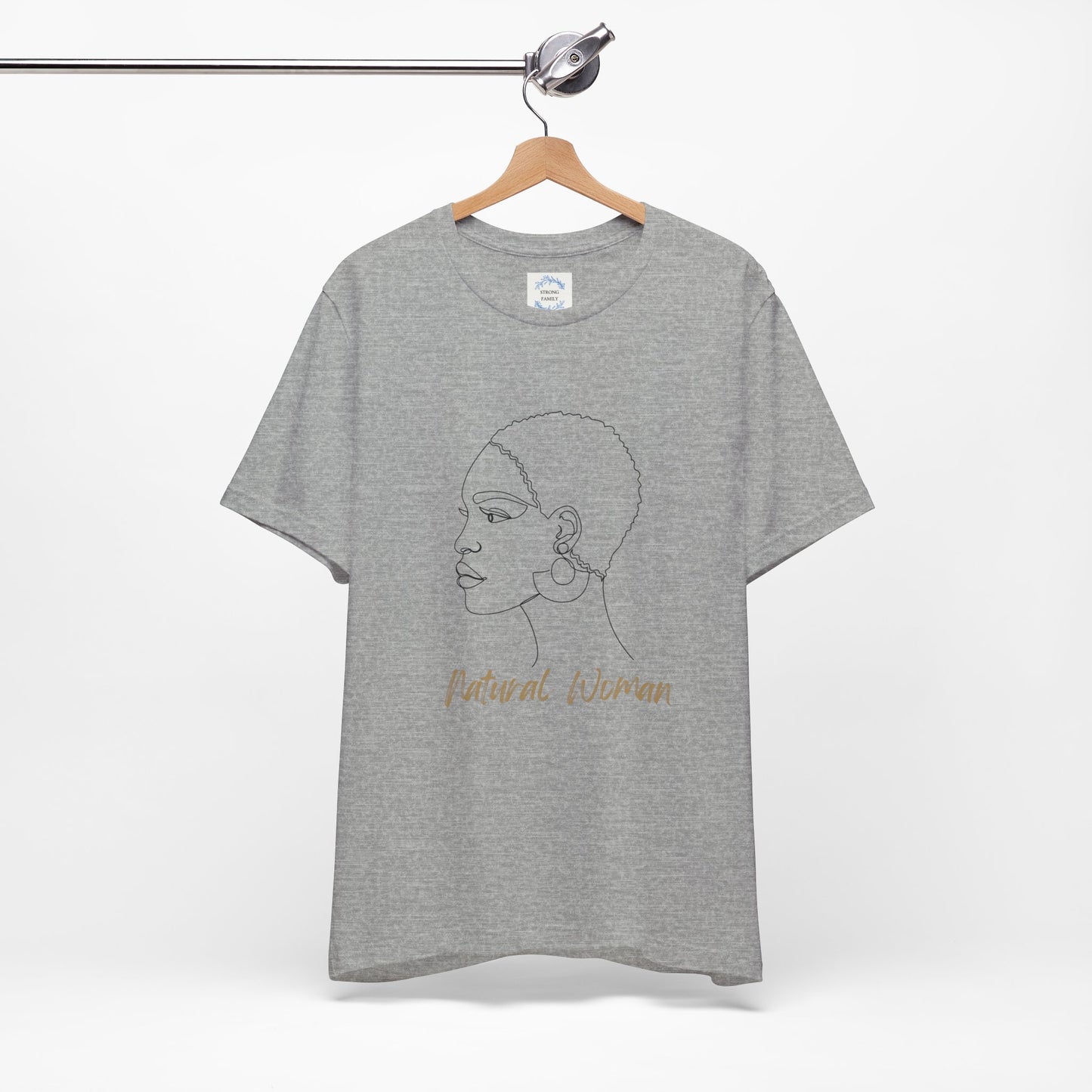 NATURAL WOMAN Finger Waves (BL) Short Sleeve T-Shirt