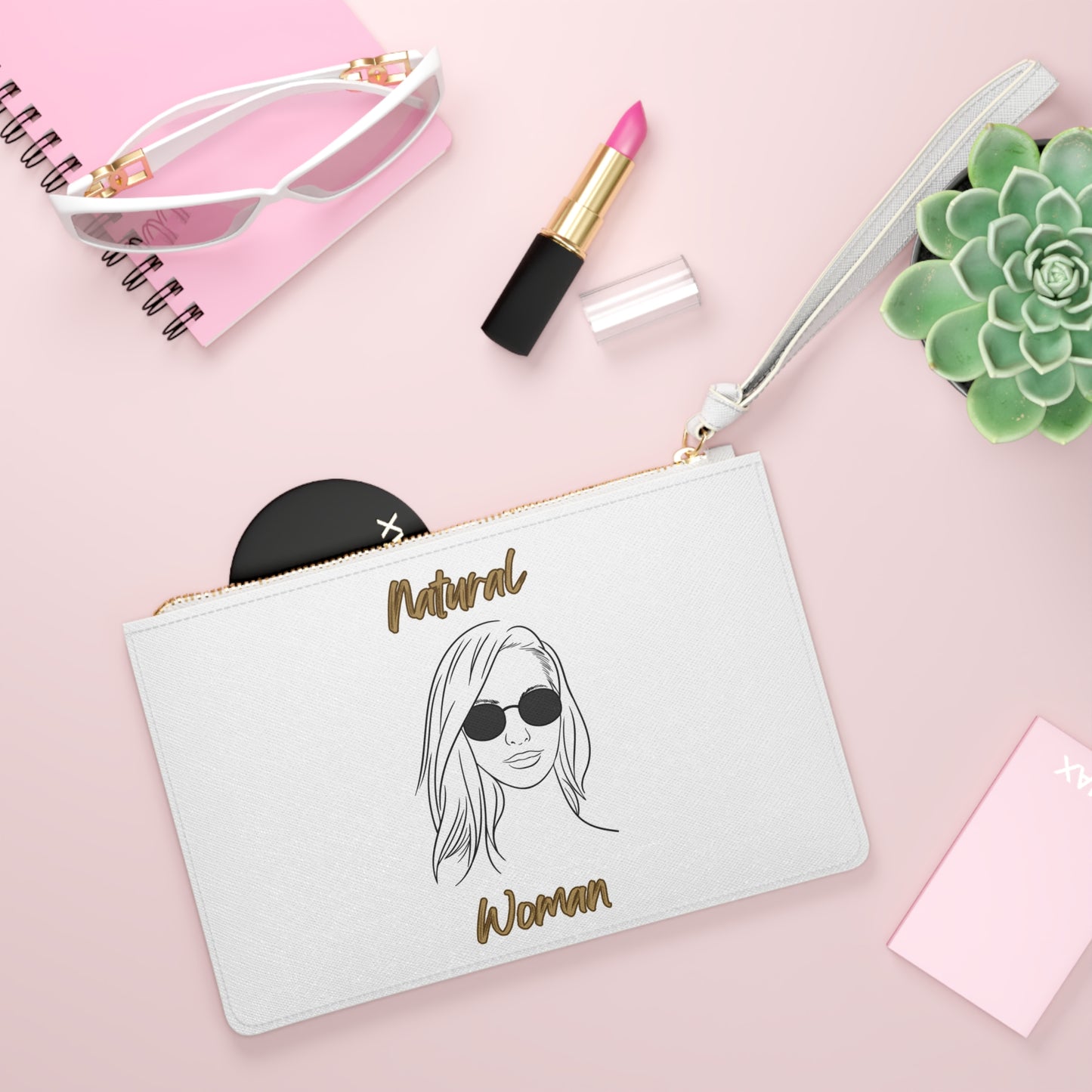 Natural Woman Shades (BL) Clutch Bag WHITE