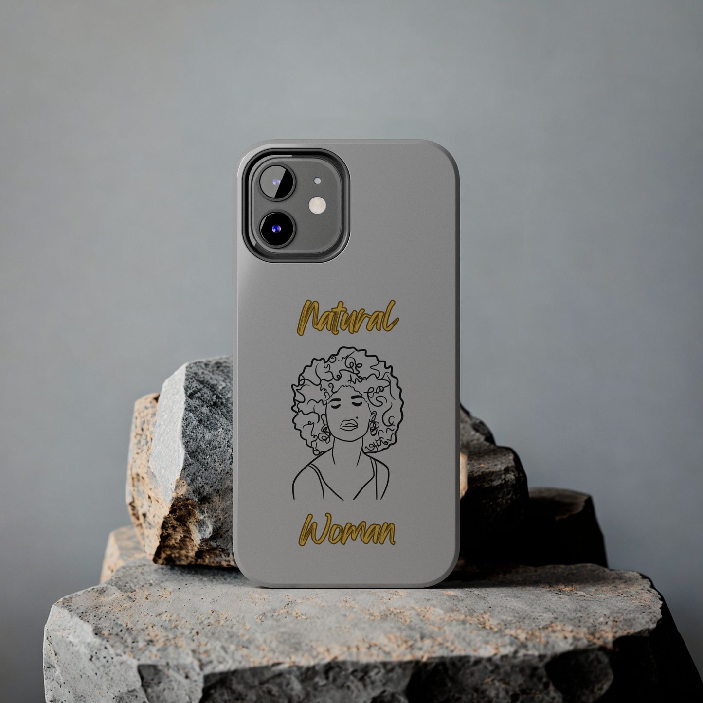 Natural Woman All About Me (BL)Tough Phone Cases LIGHT GREY