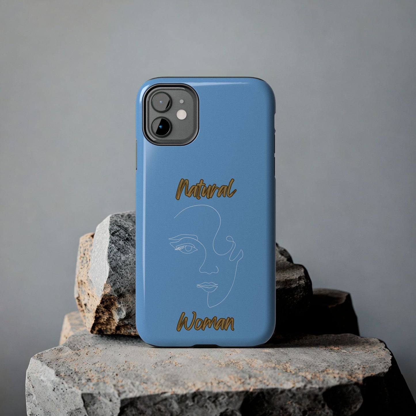 Natural Woman Looking (WL) Tough Phone Cases LIGHT BLUE