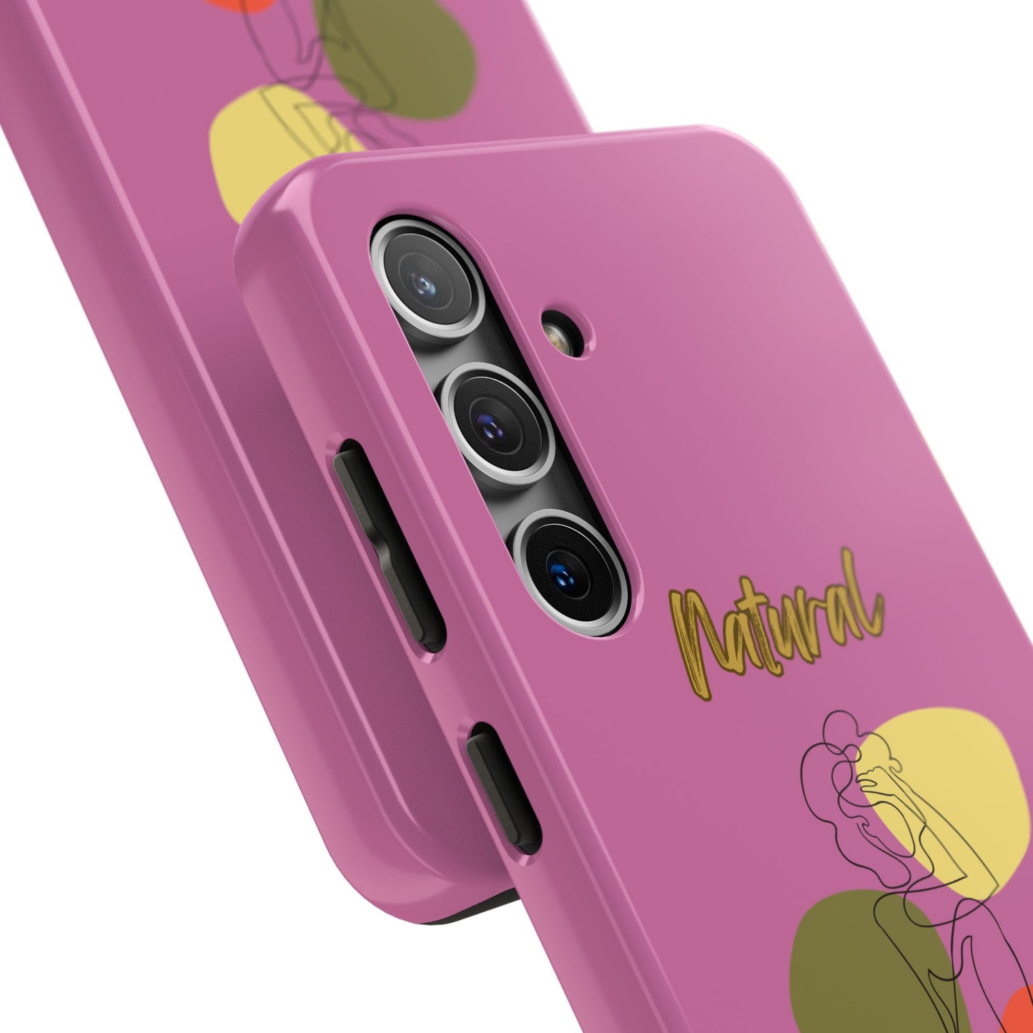 Natural Woman Colorful Pose (BL)Tough Phone Cases LIGHT PINK