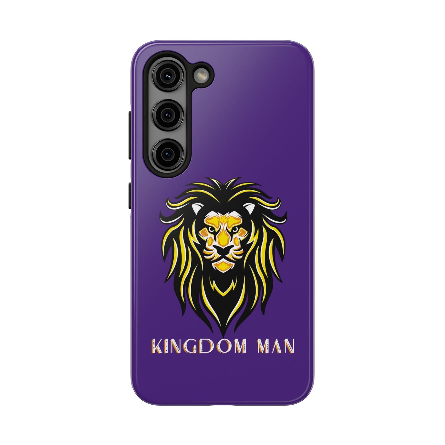 Kingdom Man (White-Gold Label) Tough Phone Case PURPLE