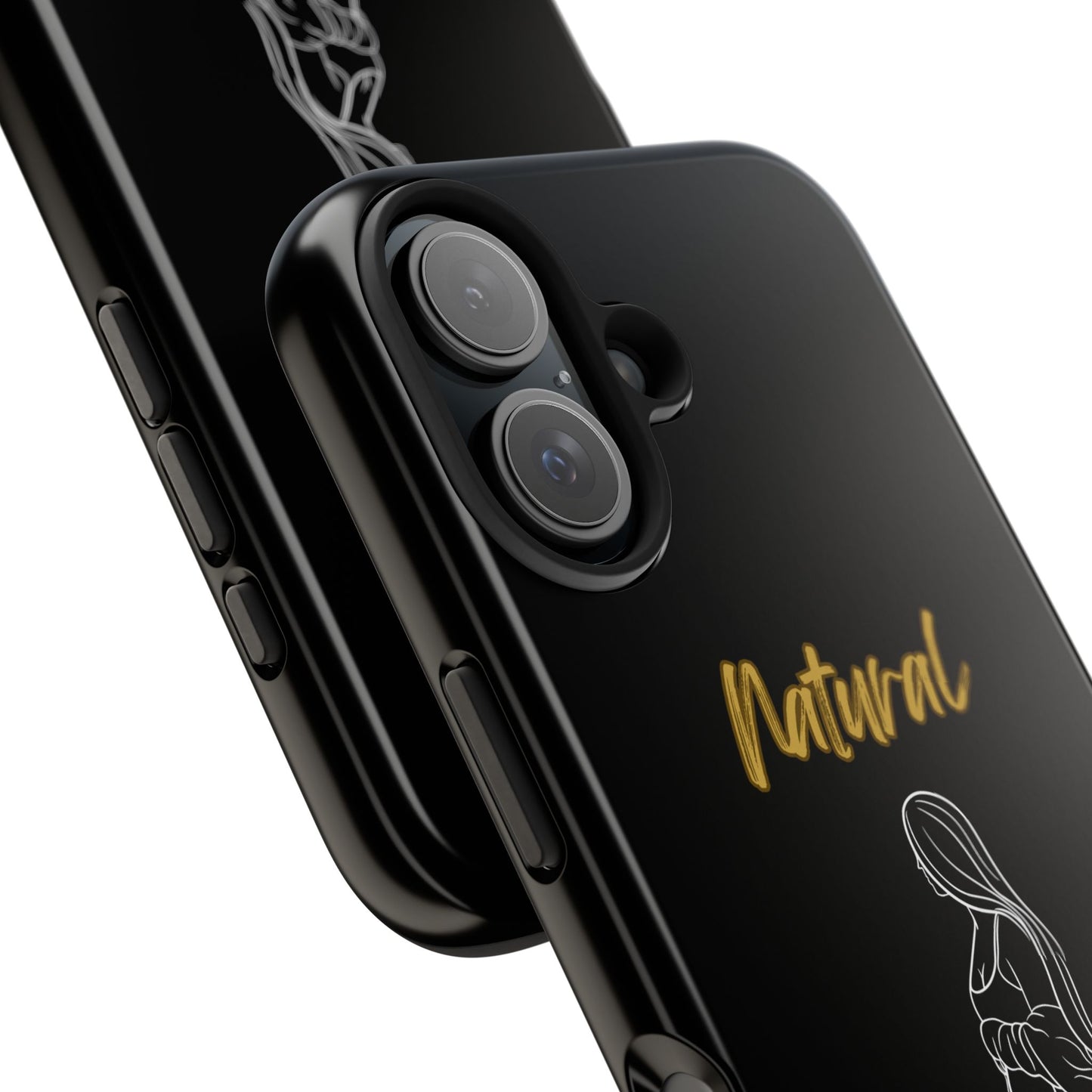 Natural Woman Expecting (WL)Tough Phone Cases BLACK