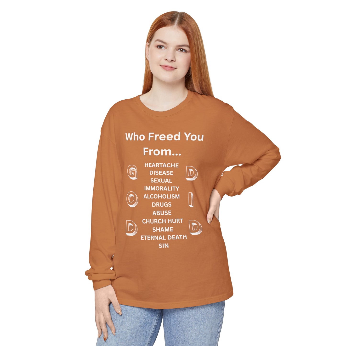 "GOD DID" (WL) Long Sleeve T-Shirt