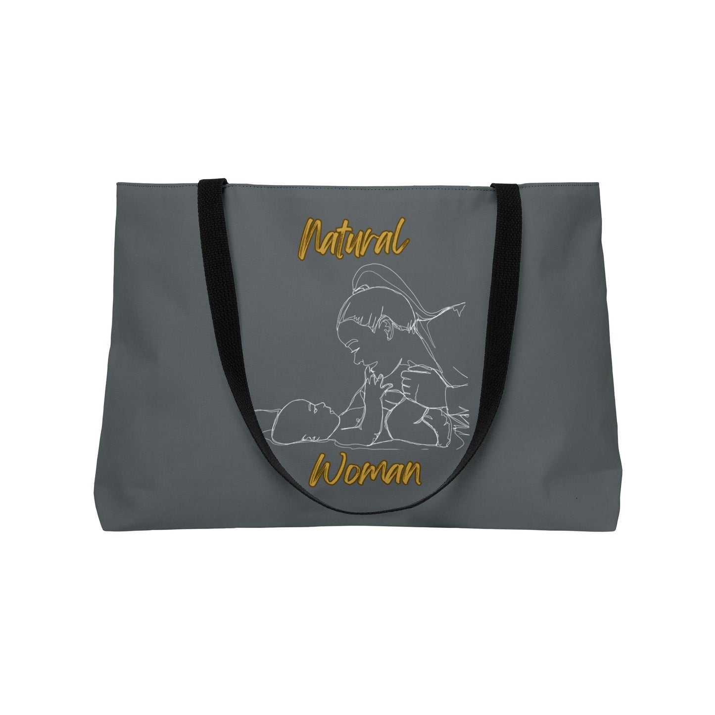 Natural Woman New Life (WL) Weekender Tote Bag DARK GREY