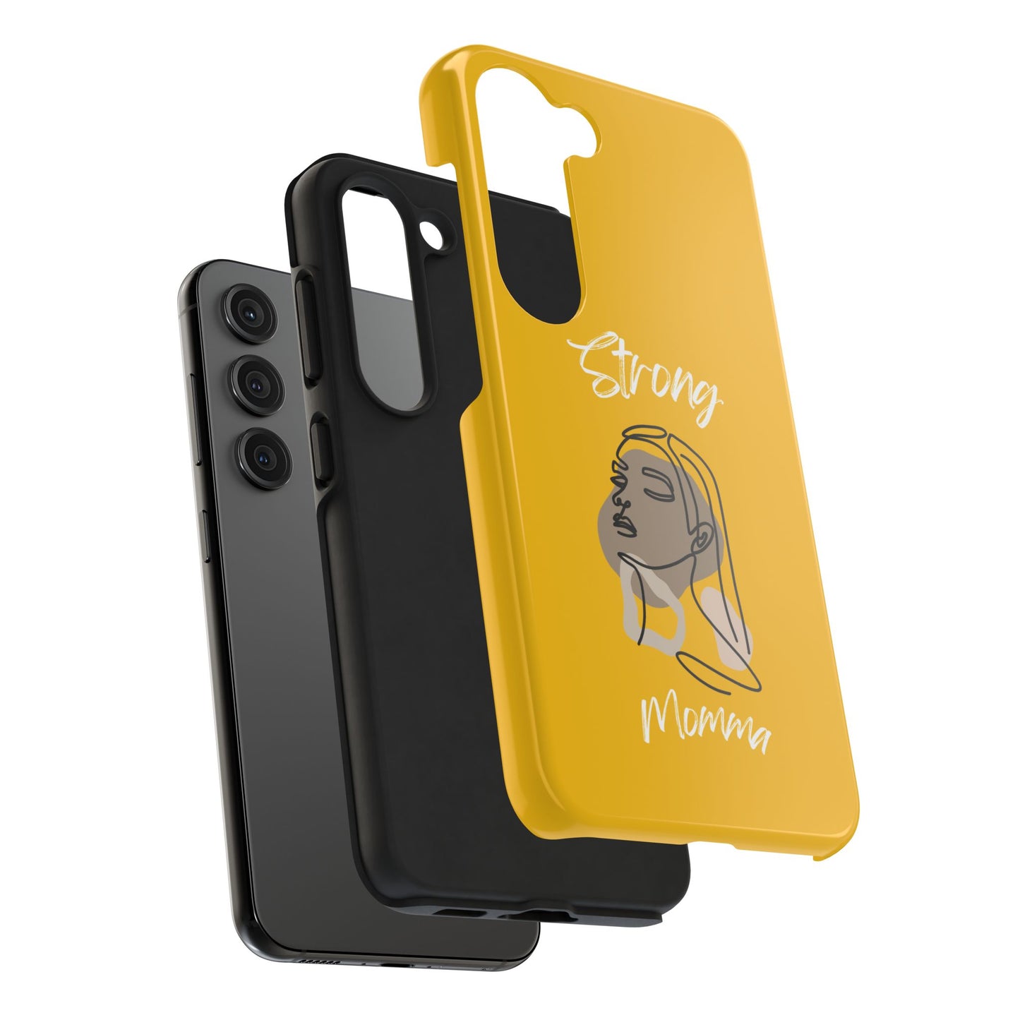 Strong Momma (WL) Tough Phone Cases YELLOW