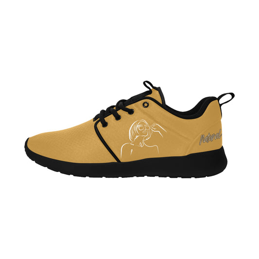Natural Woman BRIGHT FUTURE (WL) MODERATE ORANGE w/ Black Sole Sneakers