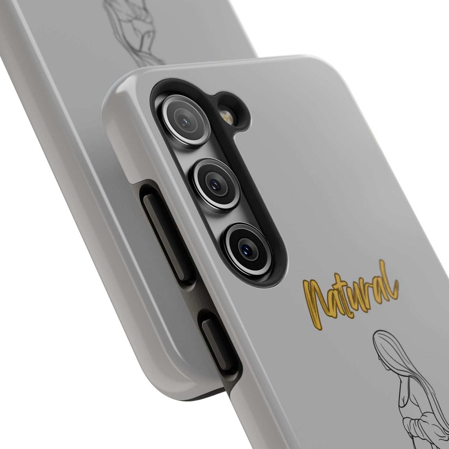 Natural Woman Expecting (BL)Tough Phone Cases LIGHT GREY