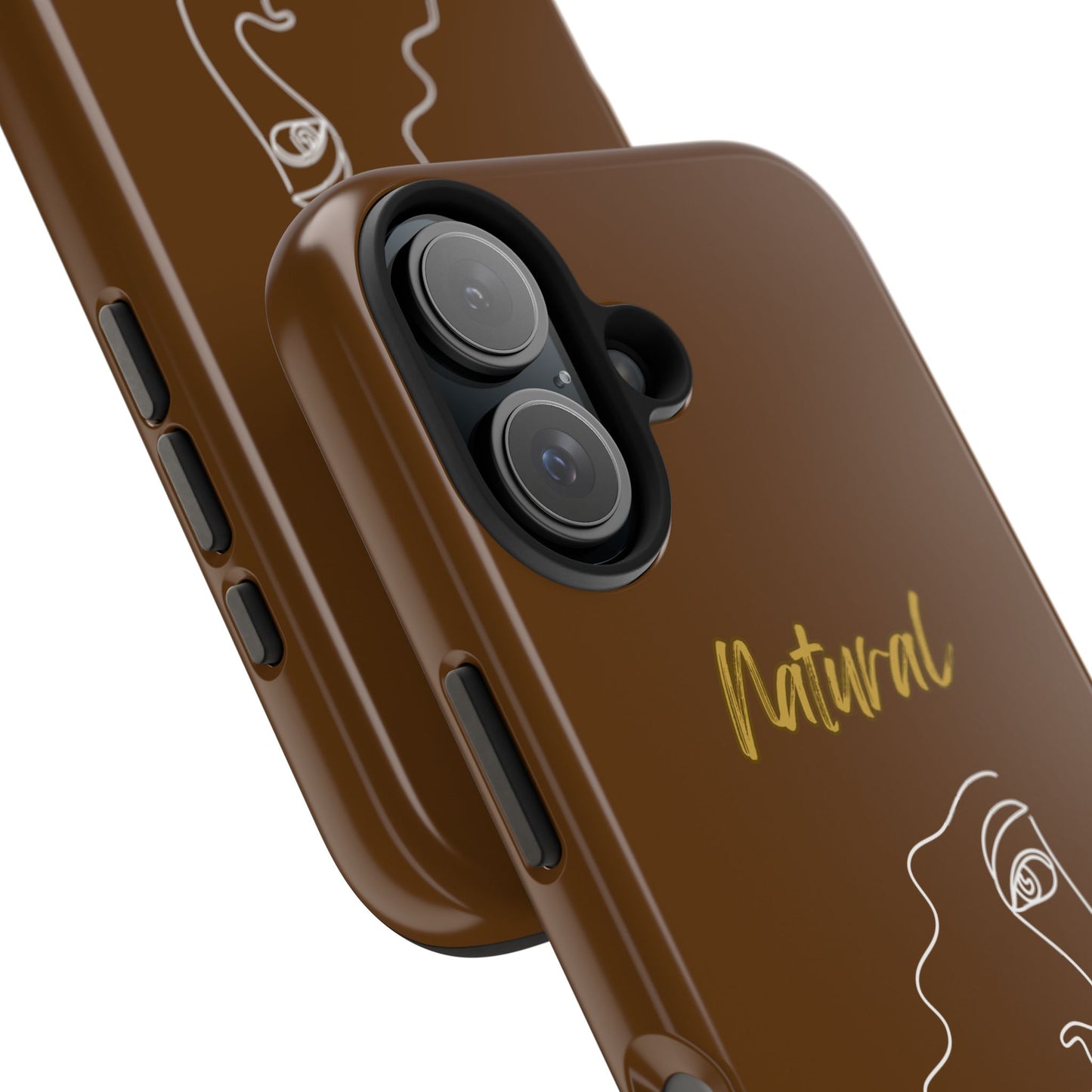 Natural Woman Peekaboo (WL)Tough Phone Cases BROWN